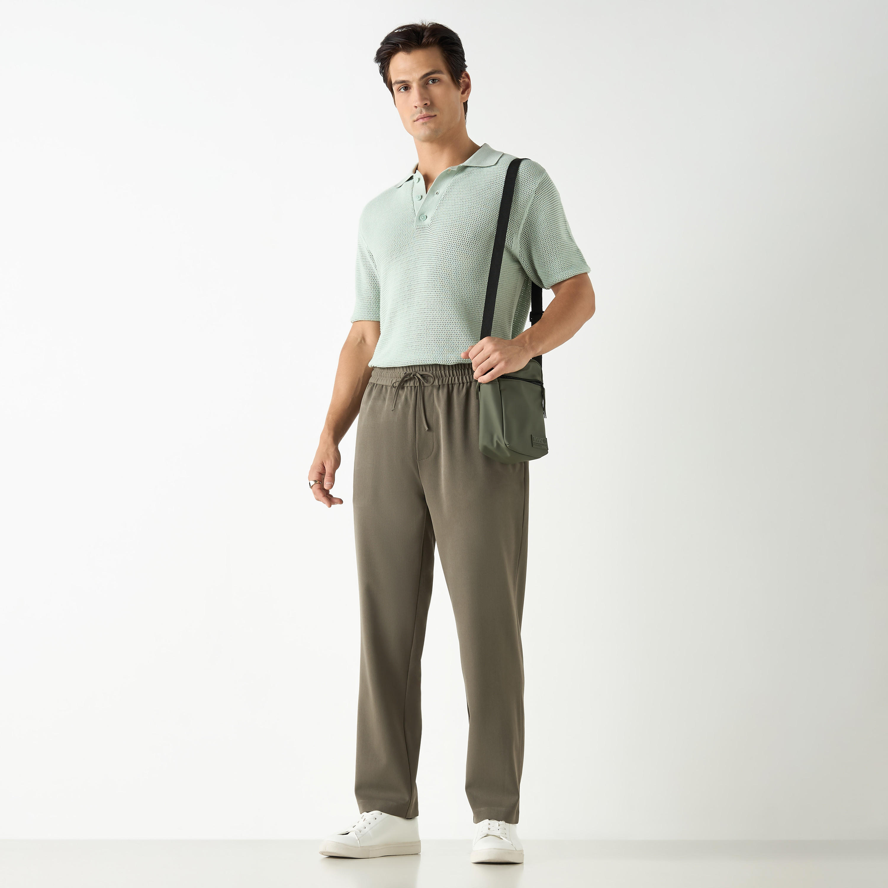 Solid Regular Fit Pant with Flexi Waist and Pockets-men-clothing-trousersandchinos-trousers-image-14