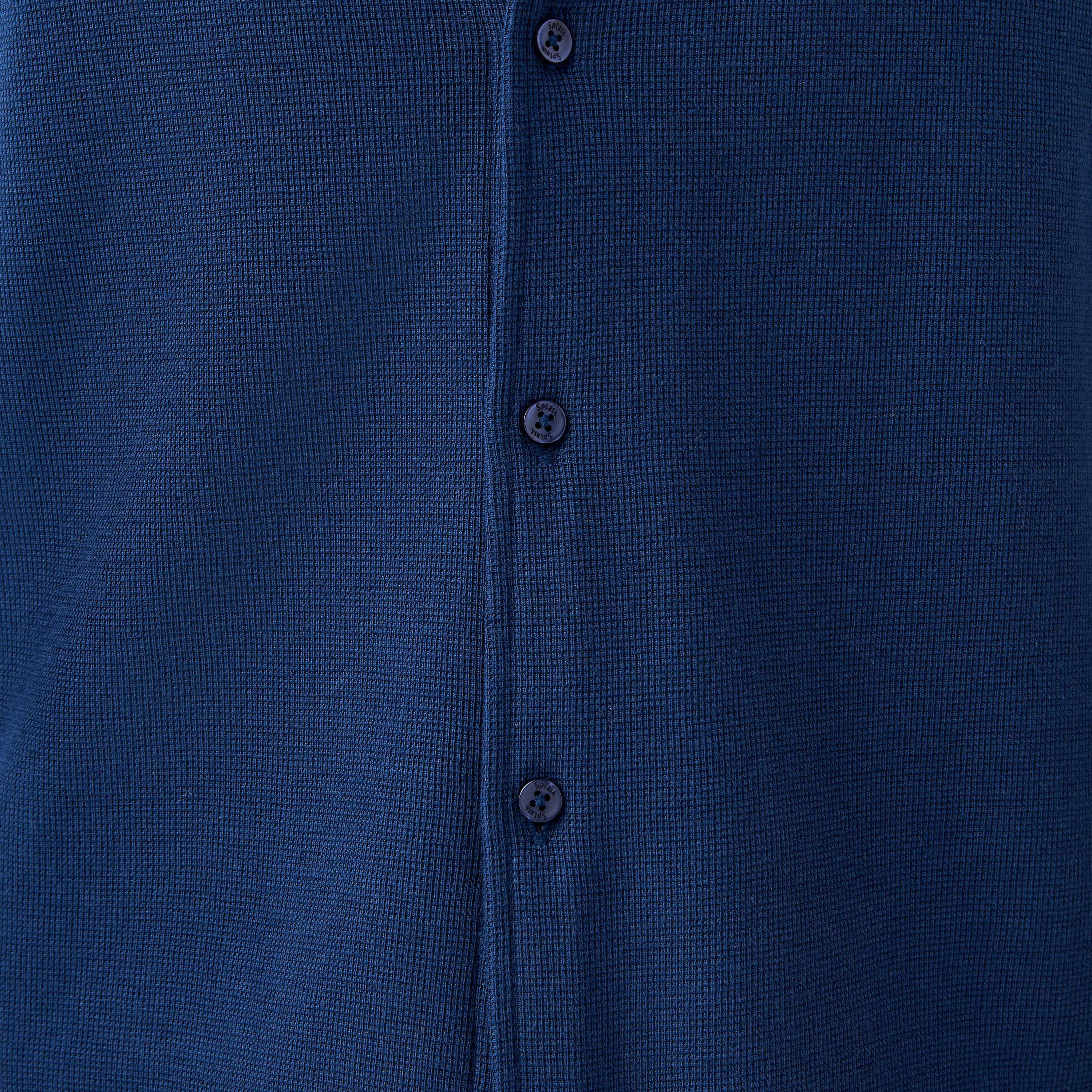 Slim Fit Textured Shirt with Collar and Short Sleeves-men-clothing-shirts-image-11