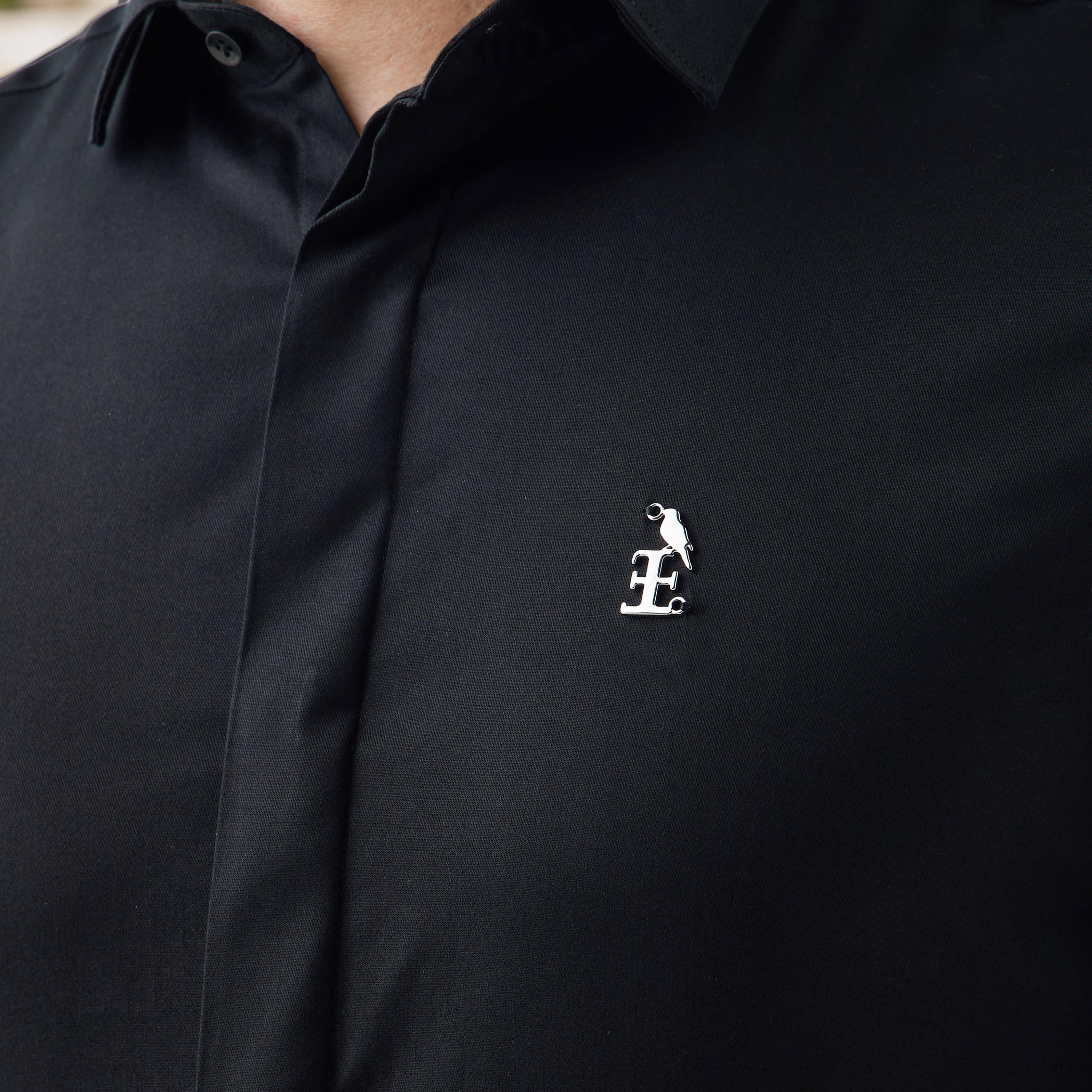Emperor Regular Fit Logo Detail Shirt with Long Sleeves-men-clothing-shirts-image-6