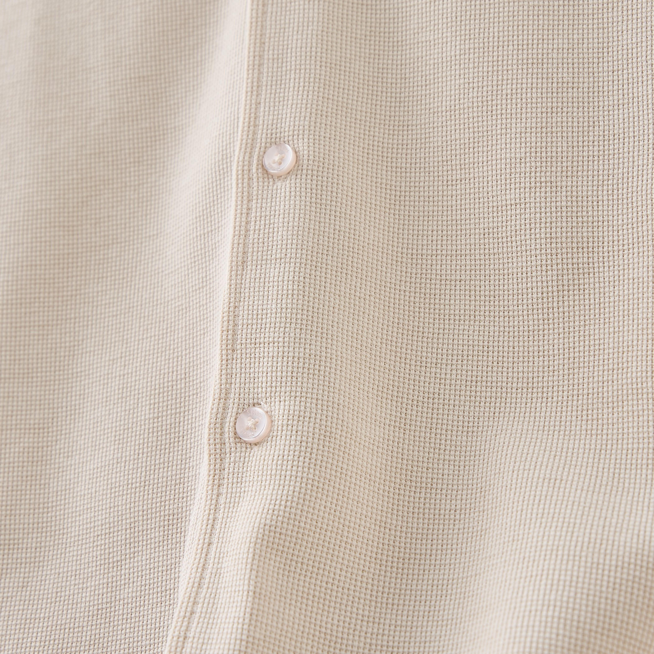 Textured Slim-Fit Shirt with Short Sleeves-men-clothing-shirts-image-5