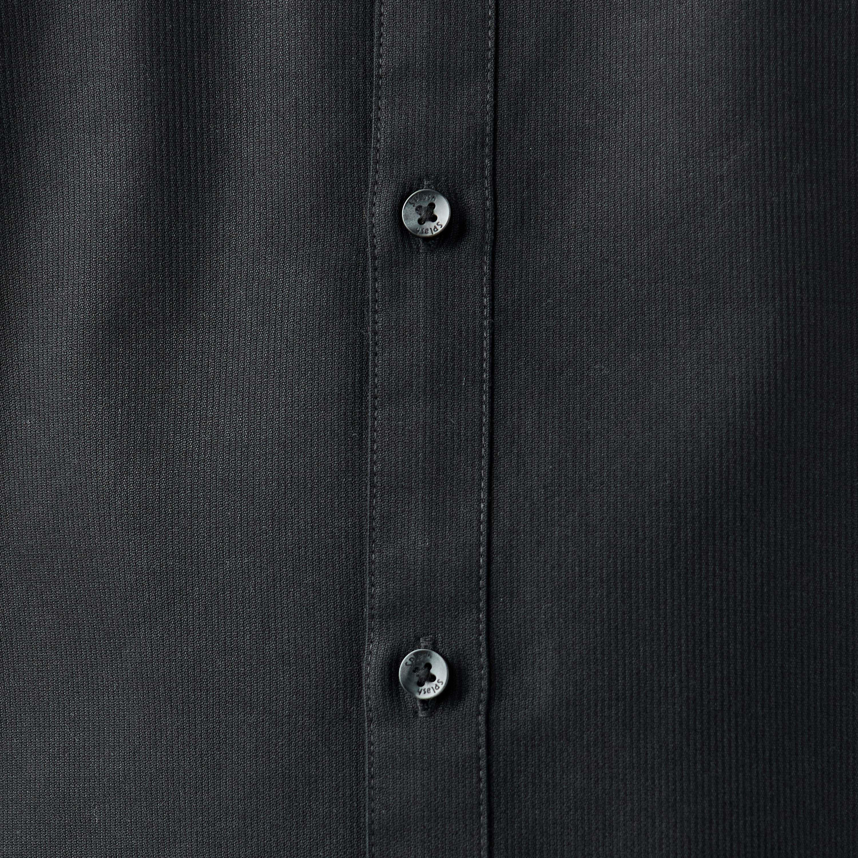 Regular Fit Mandarin Collar Shirt with Long Sleeves-men-clothing-shirts-image-5