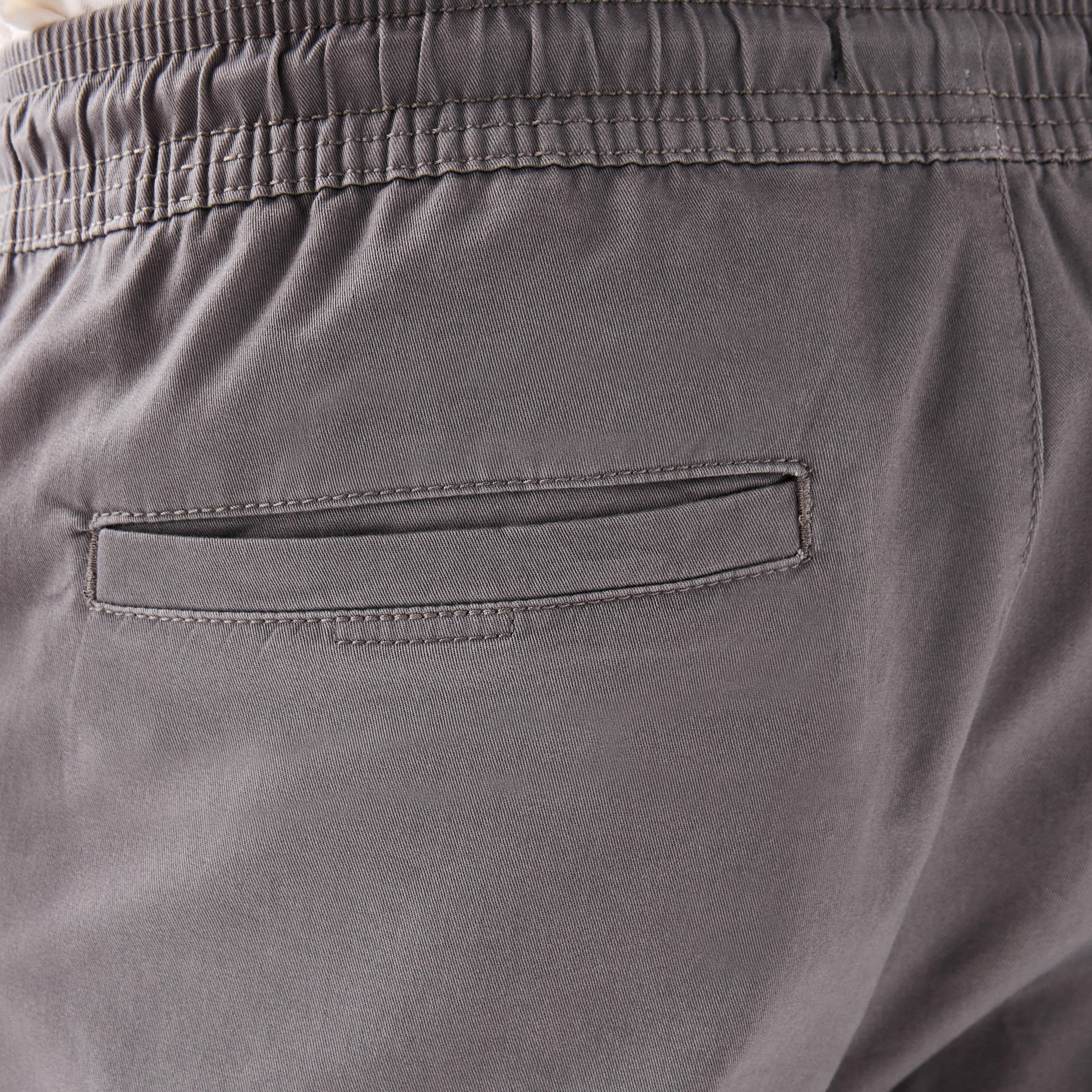 Slim Fit Flexi Waist Joggers with Pockets-men-clothing-bottoms-joggers-image-5