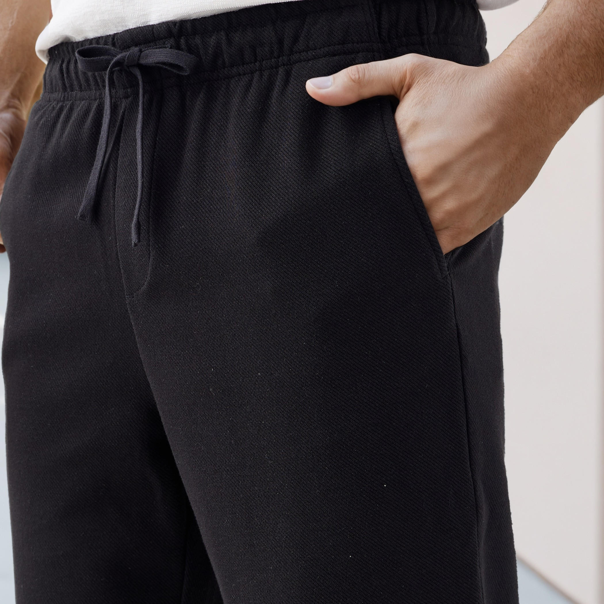Regular Fit Flexi Waist Pants with Pockets-men-clothing-bottoms-trousersandchinos-trousers-image-4