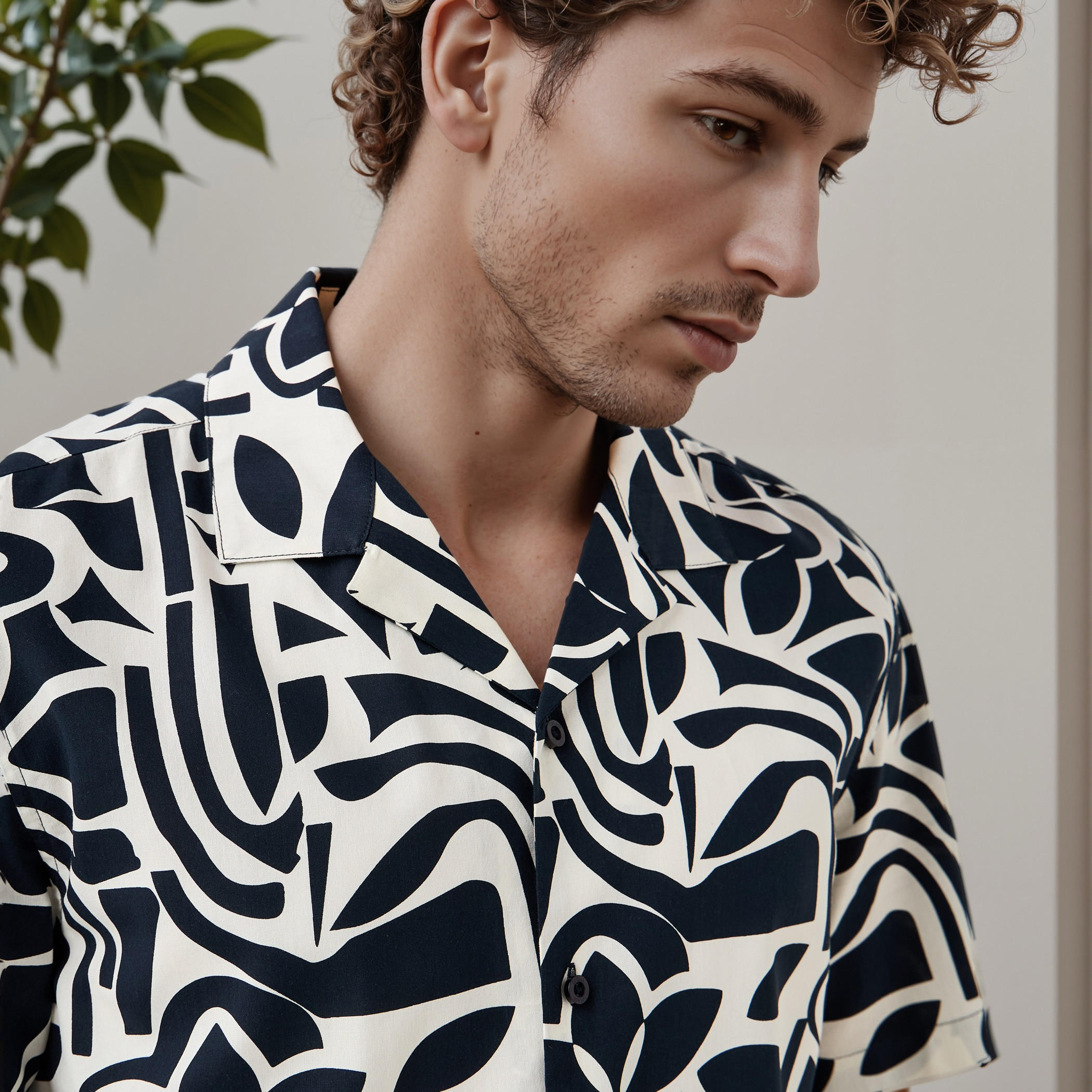 Regular Fit Printed Collared Resort Shirt-men-clothing-shirts-image-4