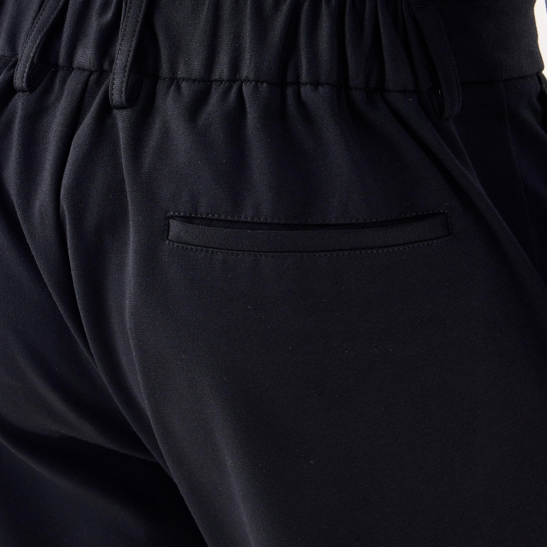 Regular Fit Pants with Flexi Waist and Pockets-men-clothing-bottoms-trousersandchinos-trousers-image-5