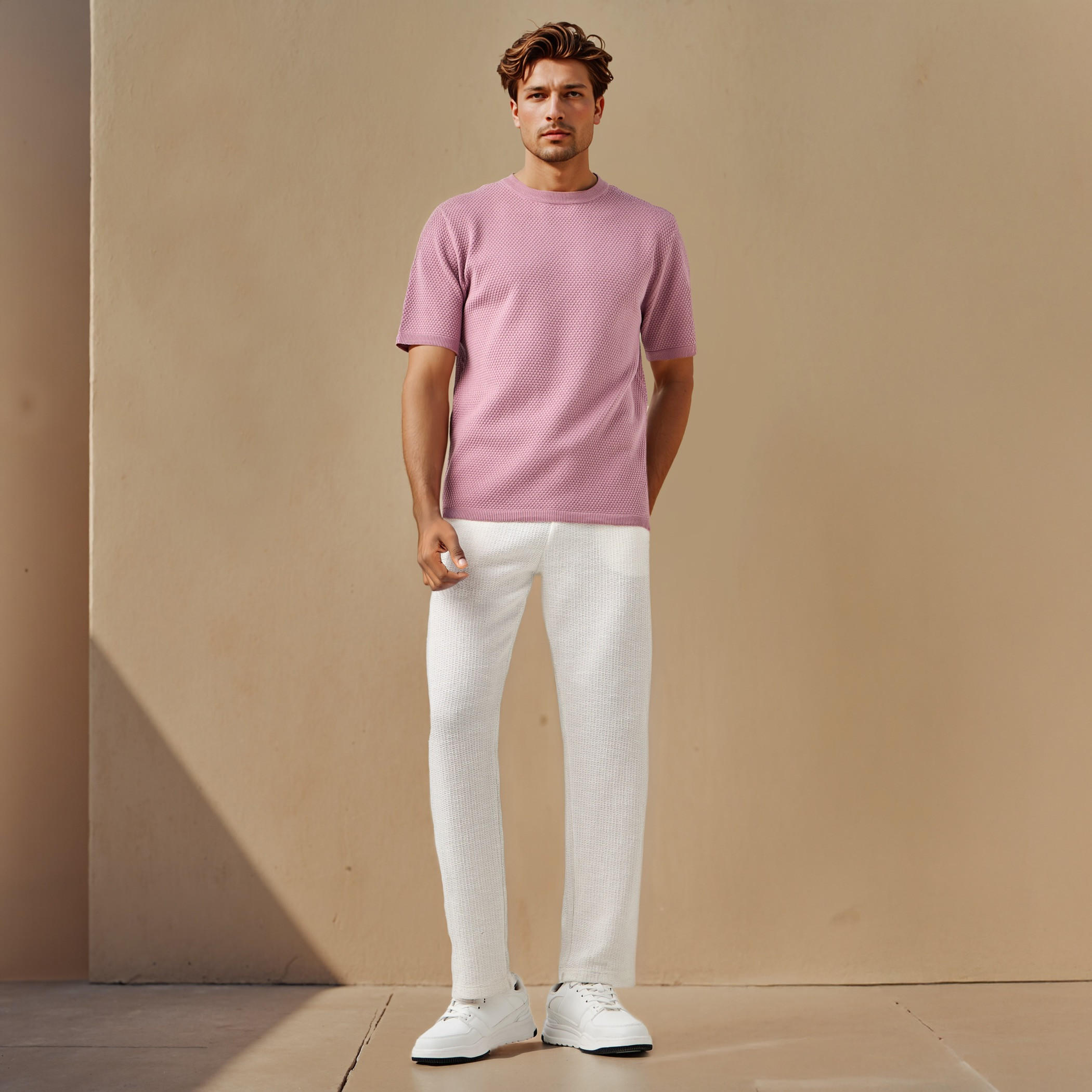 Textured Crew Neck T-shirt-men-clothing-tshirtsandpolos-tshirts-image-2