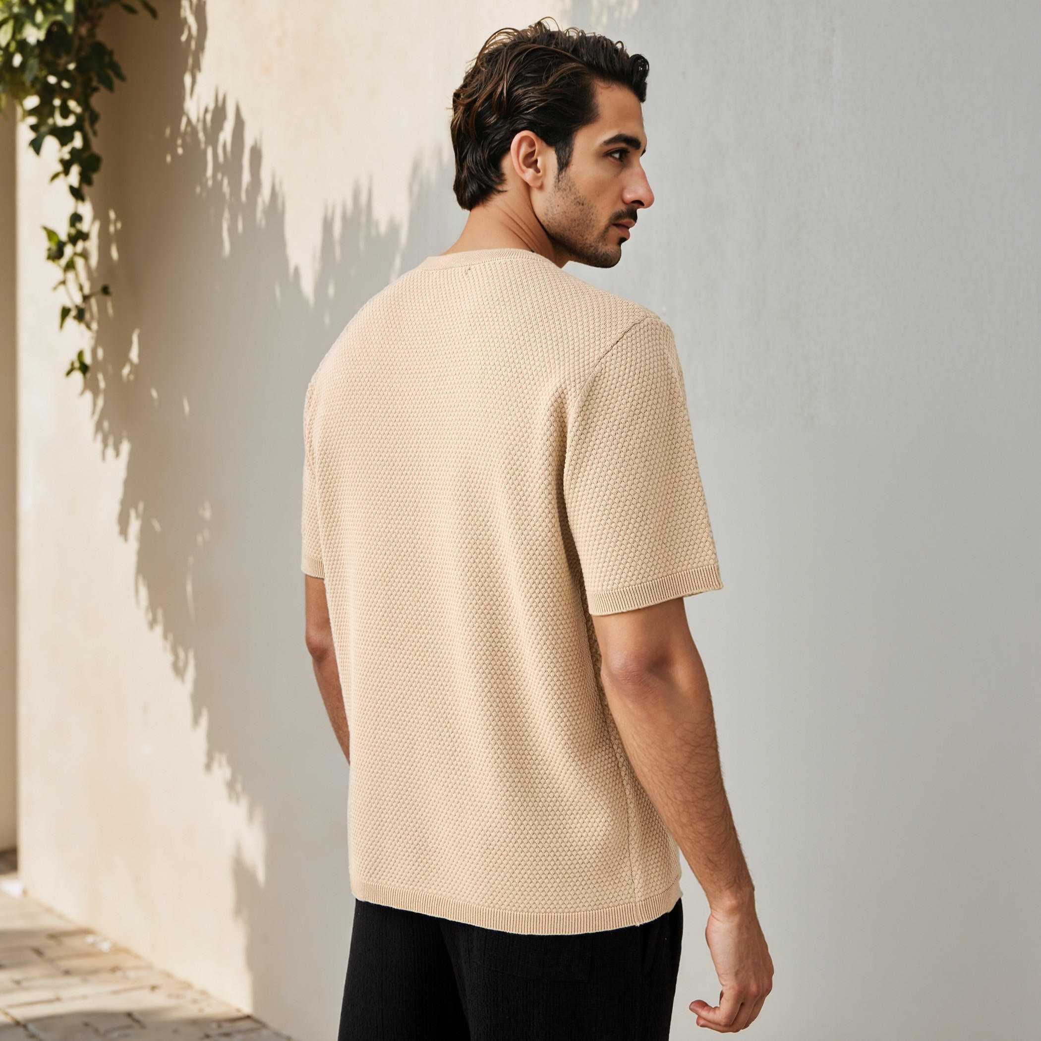 Textured Crew Neck T-shirt-men-clothing-tshirtsandpolos-tshirts-image-3
