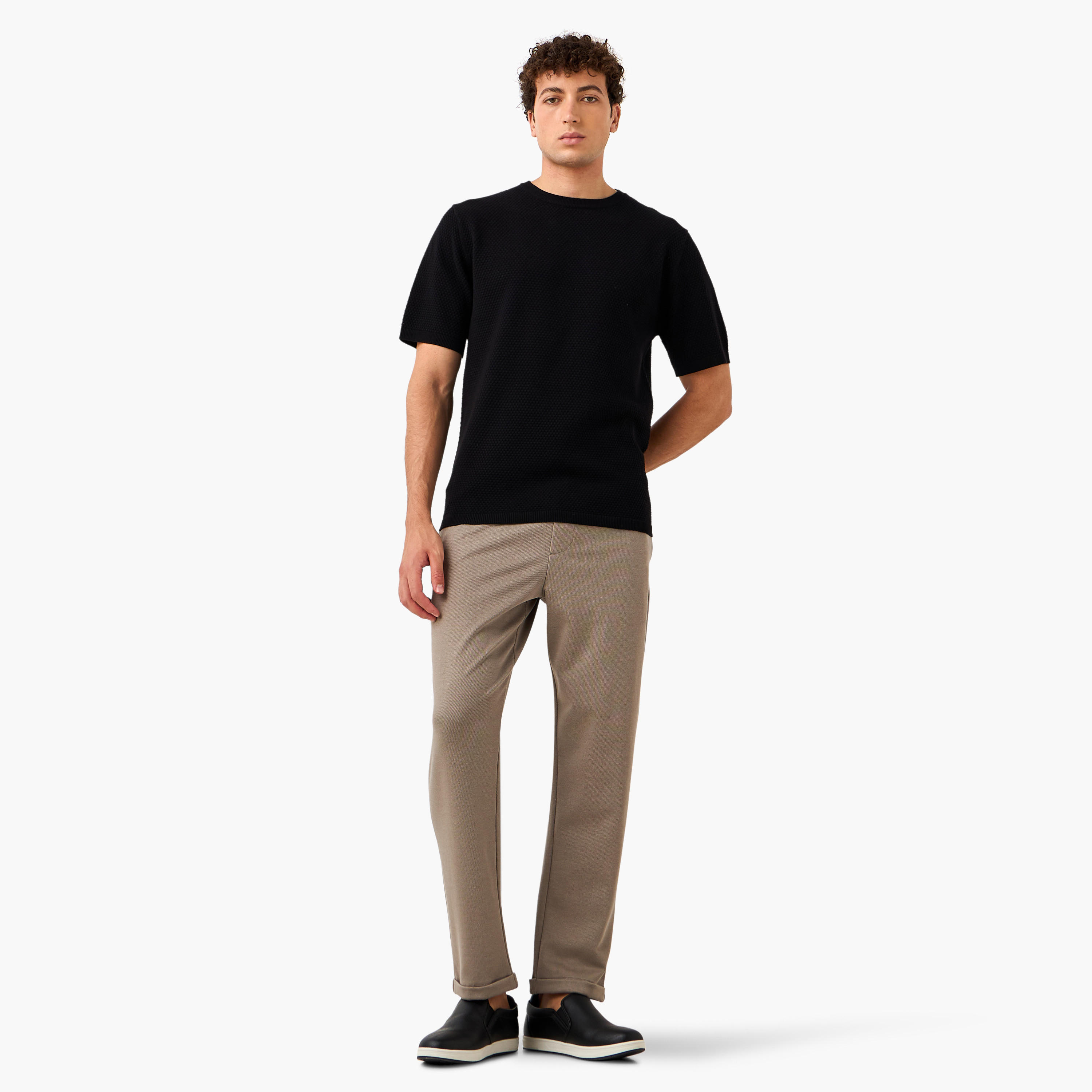 Textured Crew Neck T-shirt-men-clothing-tshirtsandpolos-tshirts-image-2