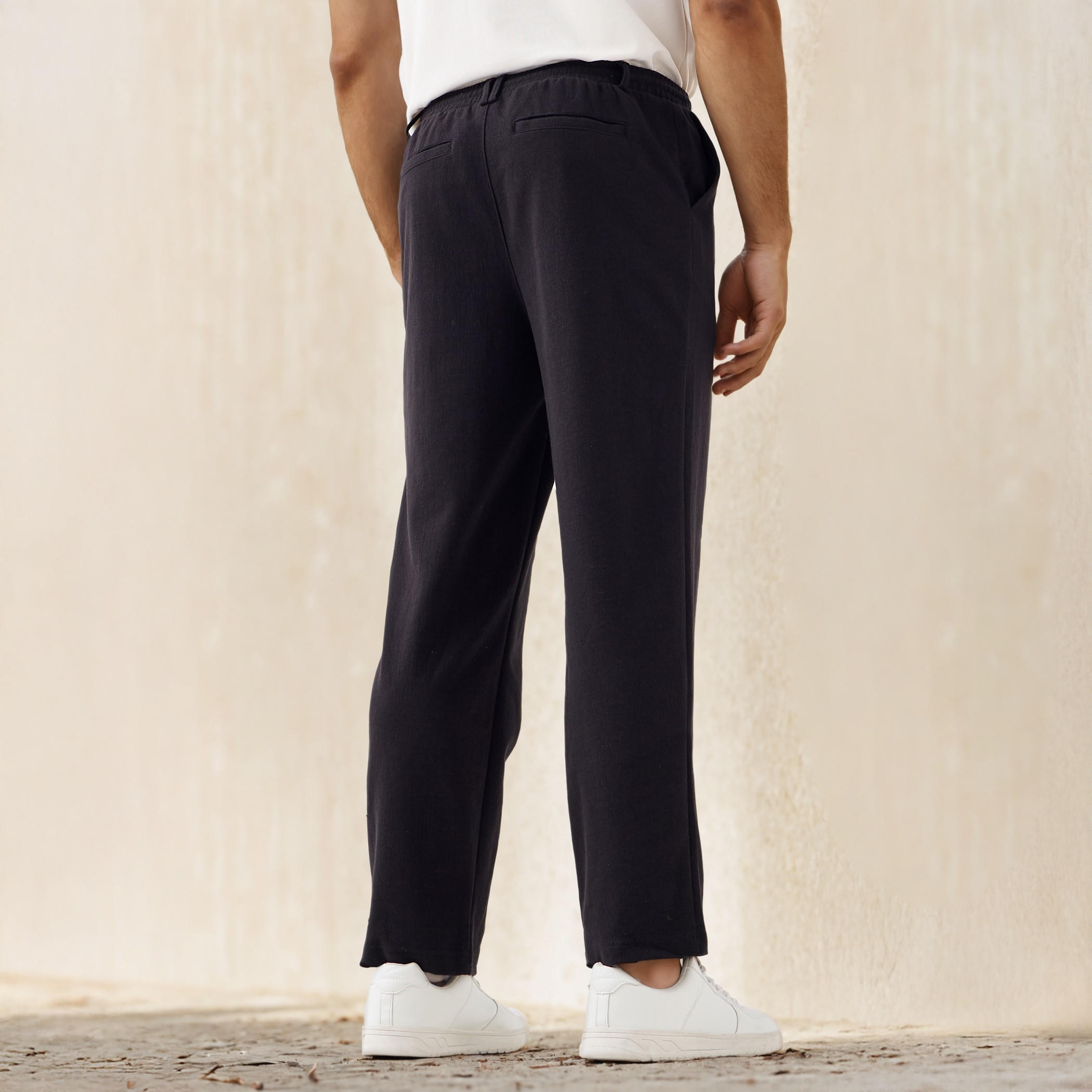 Louis Regular Fit Pants with Flexi Waist and Pockets-men-clothing-bottoms-joggers-image-3