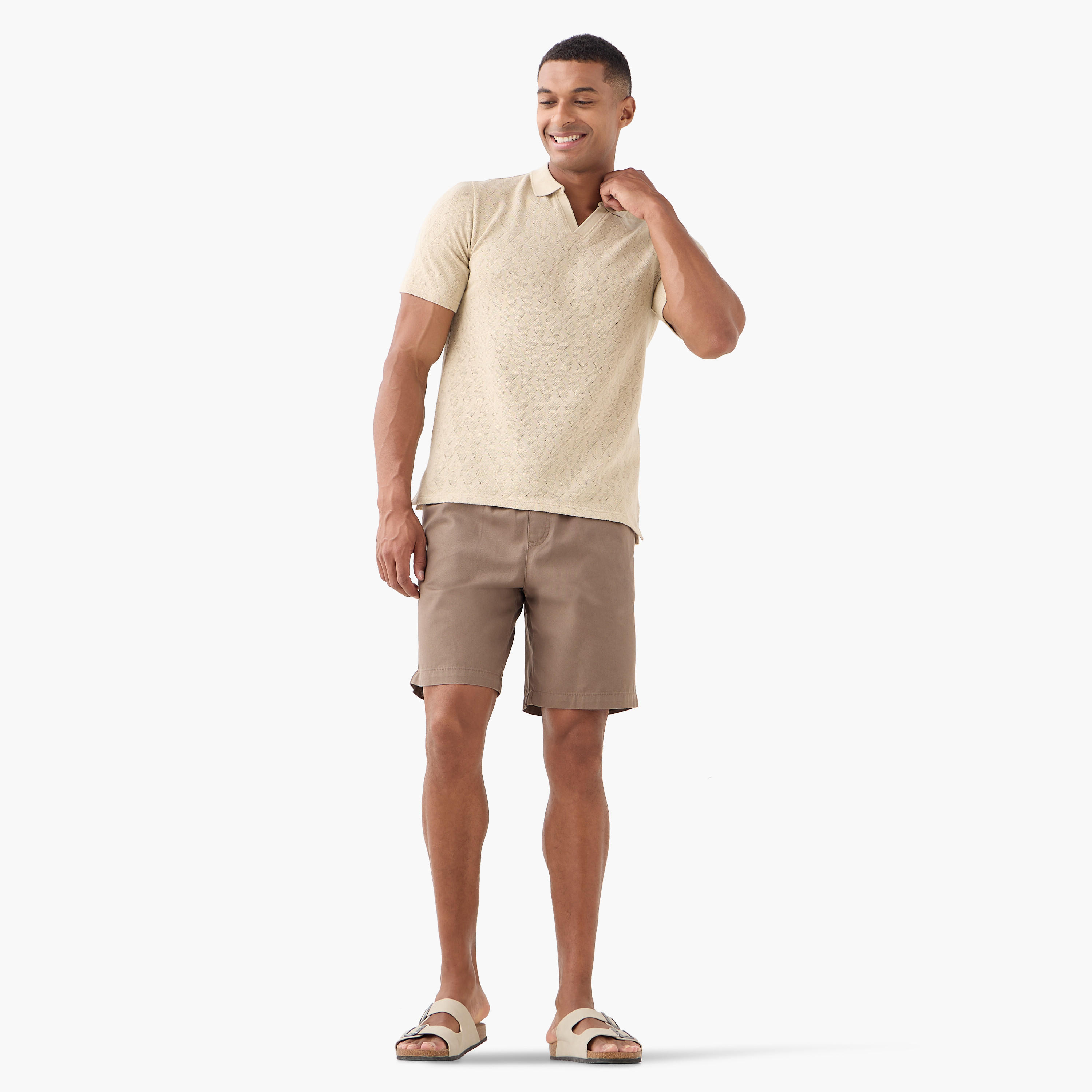 Textured Polo T-shirt-men-clothing-tshirtsandpolos-polos-image-2