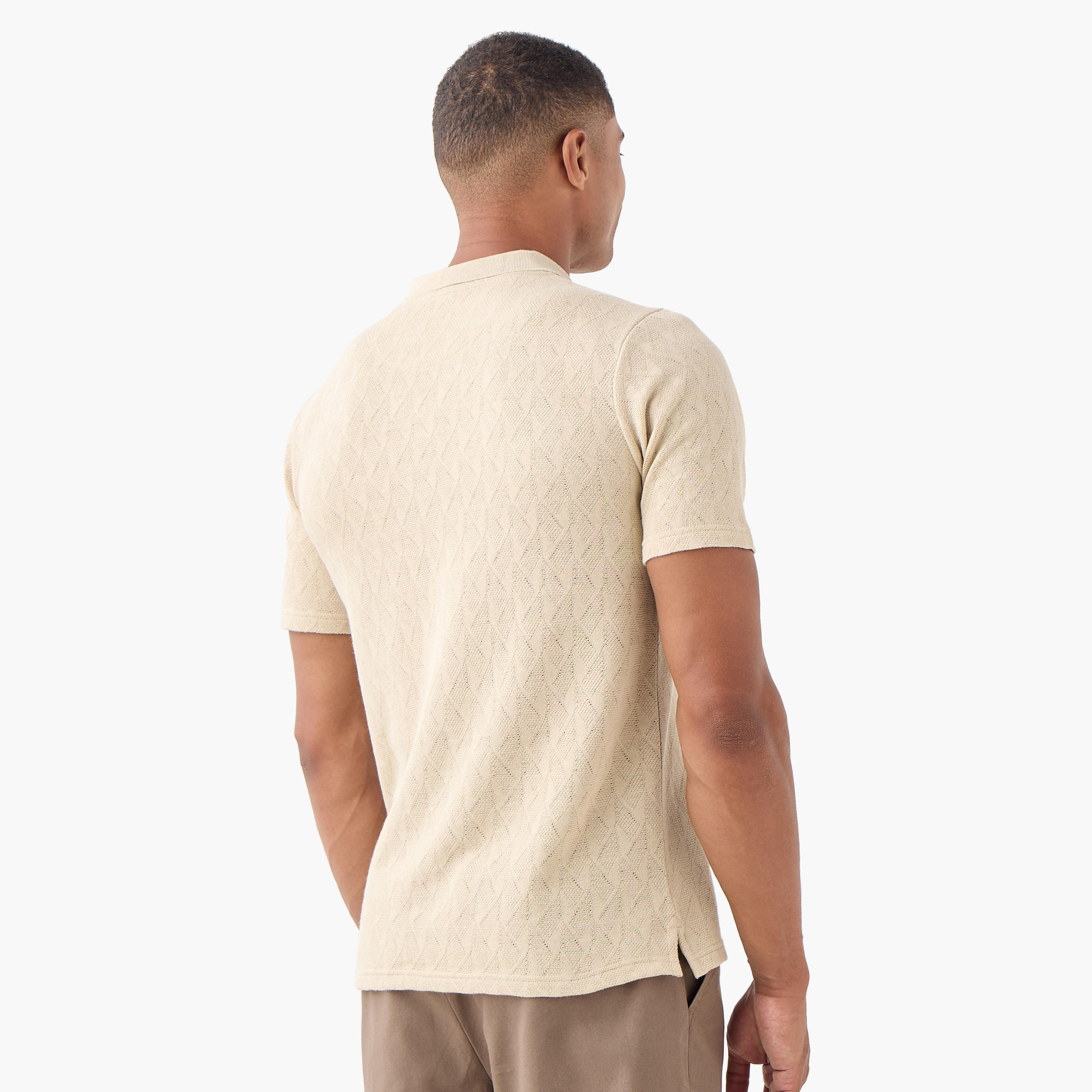Textured Polo T-shirt-men-clothing-tshirtsandpolos-polos-image-3
