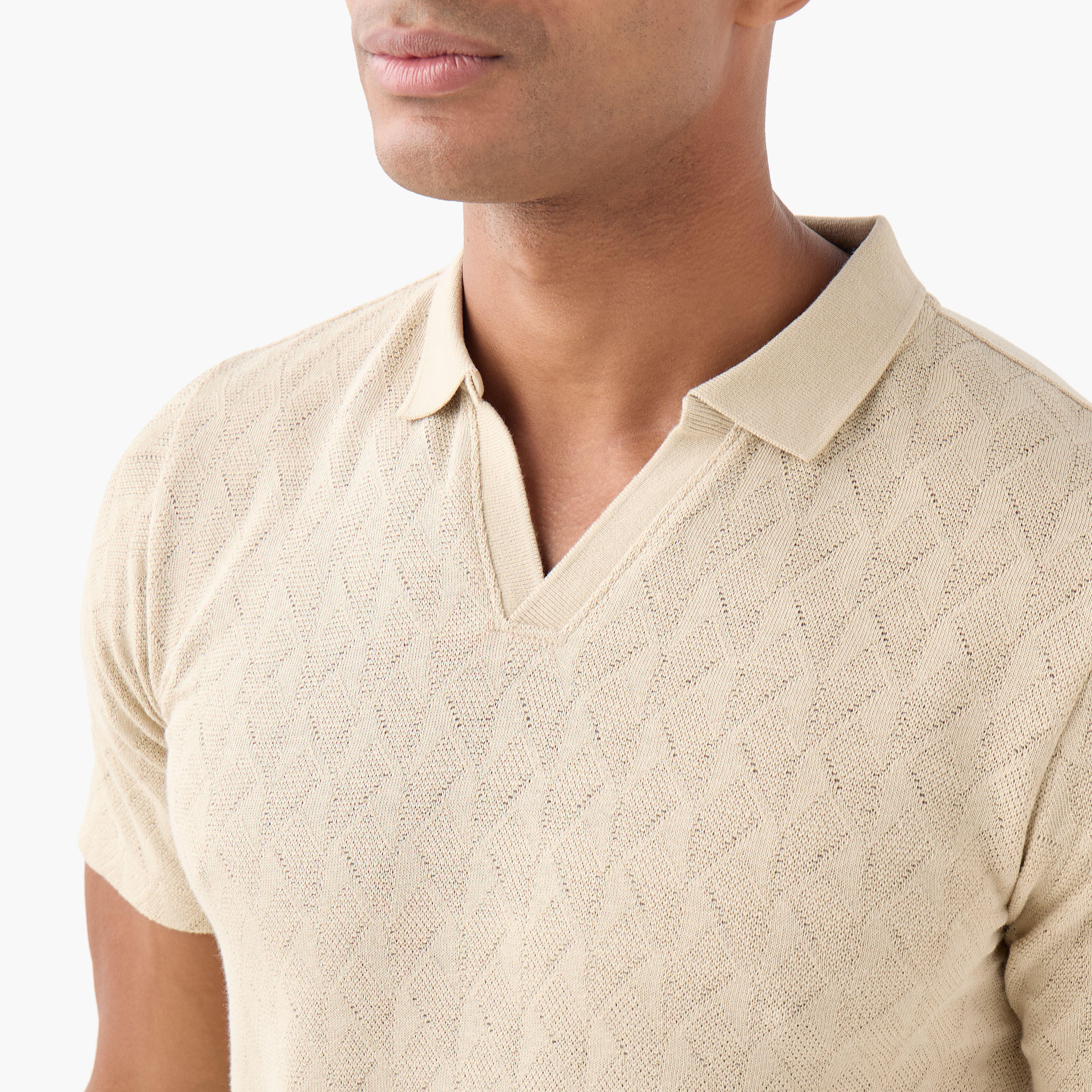 Textured Polo T-shirt-men-clothing-tshirtsandpolos-polos-image-4