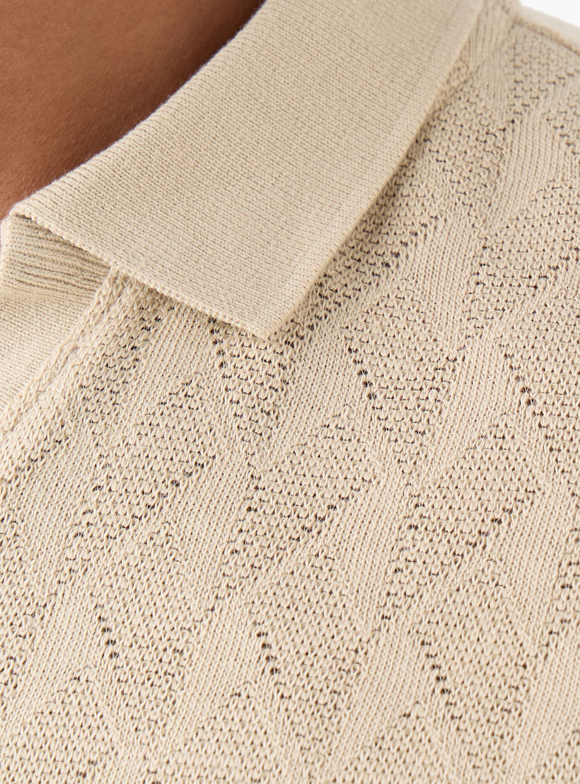 Textured Polo T-shirt-men-clothing-tshirtsandpolos-polos-image-5