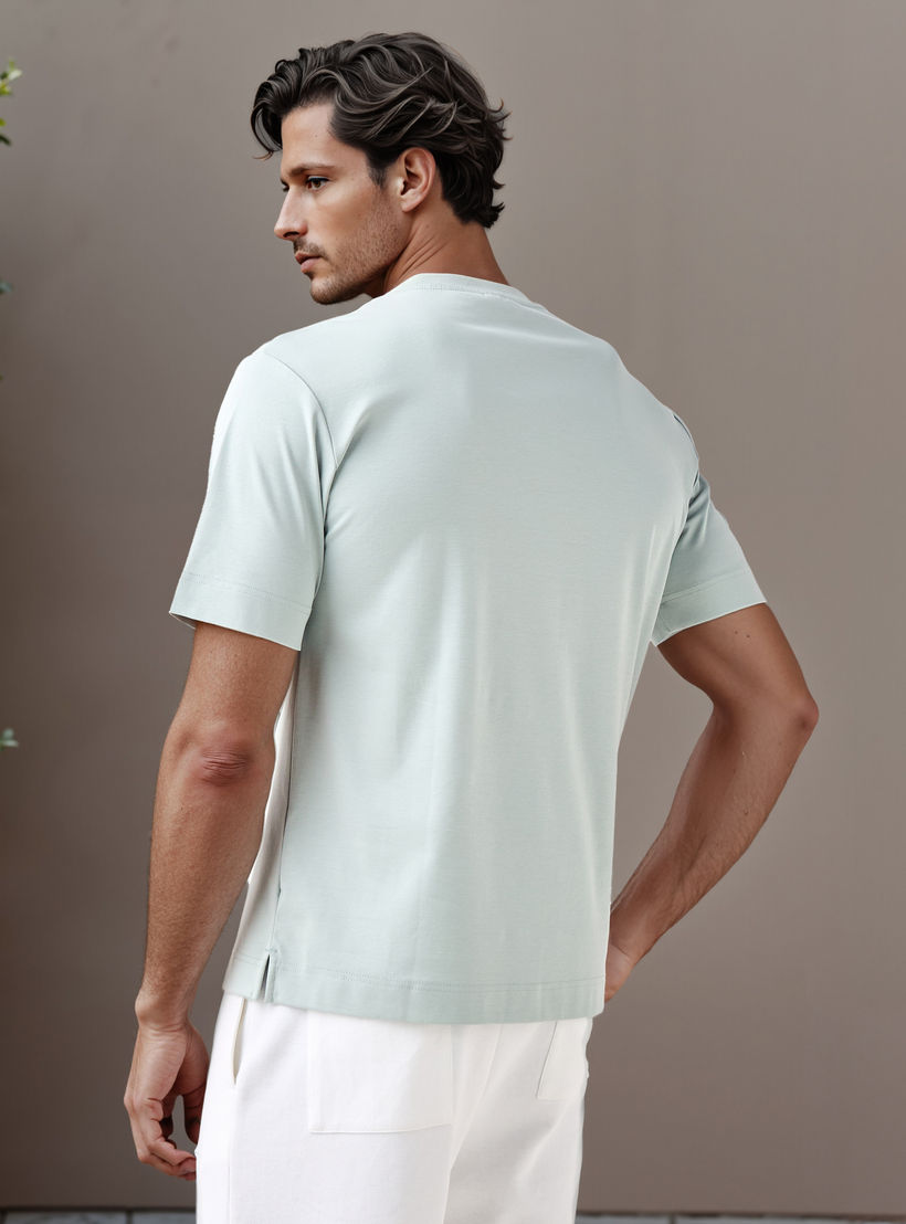 Emperor Applique Detail Crew Neck T-shirt-men-clothing-tshirtsandpolos-tshirts-image-3