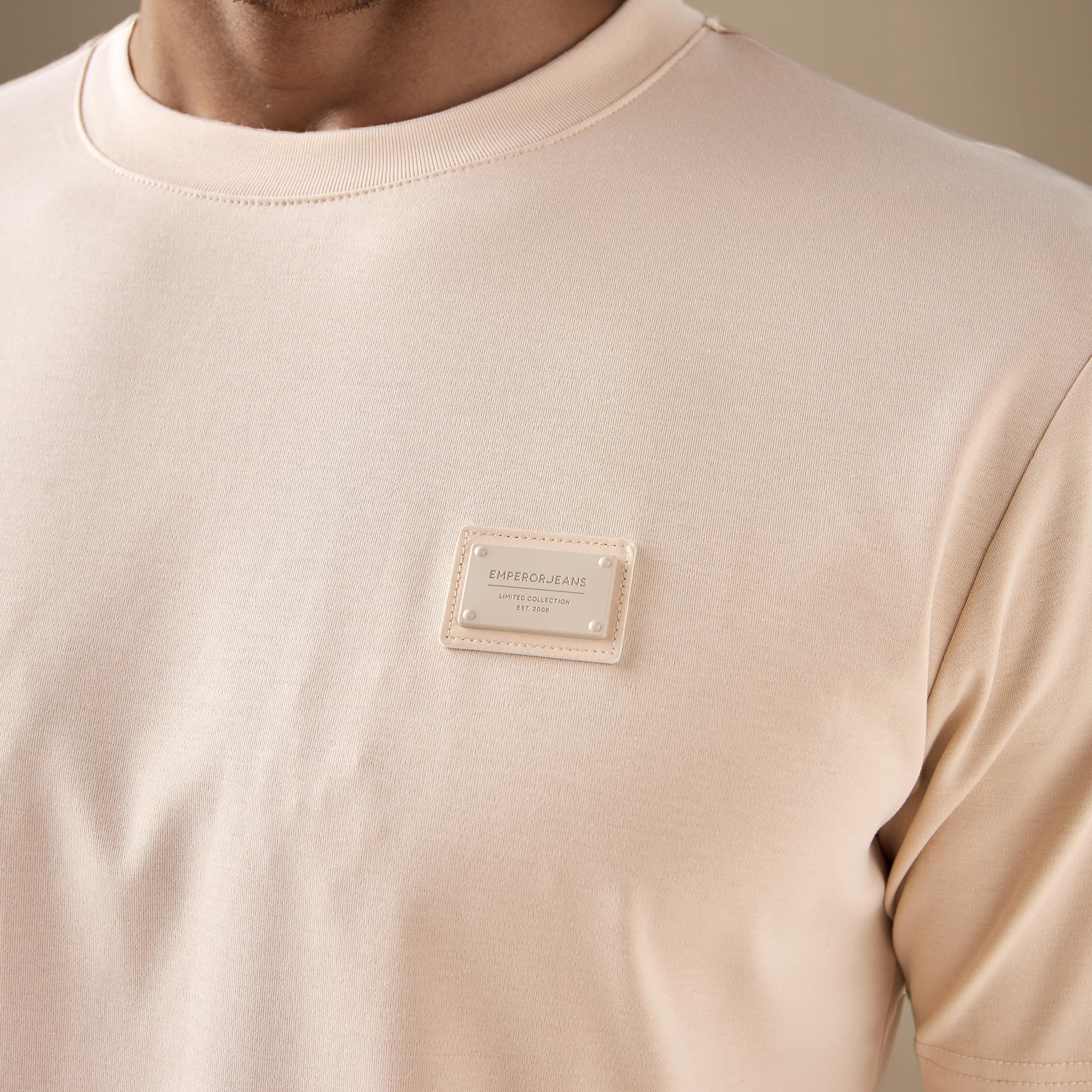 Emperor Applique Detail Crew Neck T-shirt-men-clothing-tshirtsandpolos-tshirts-image-4