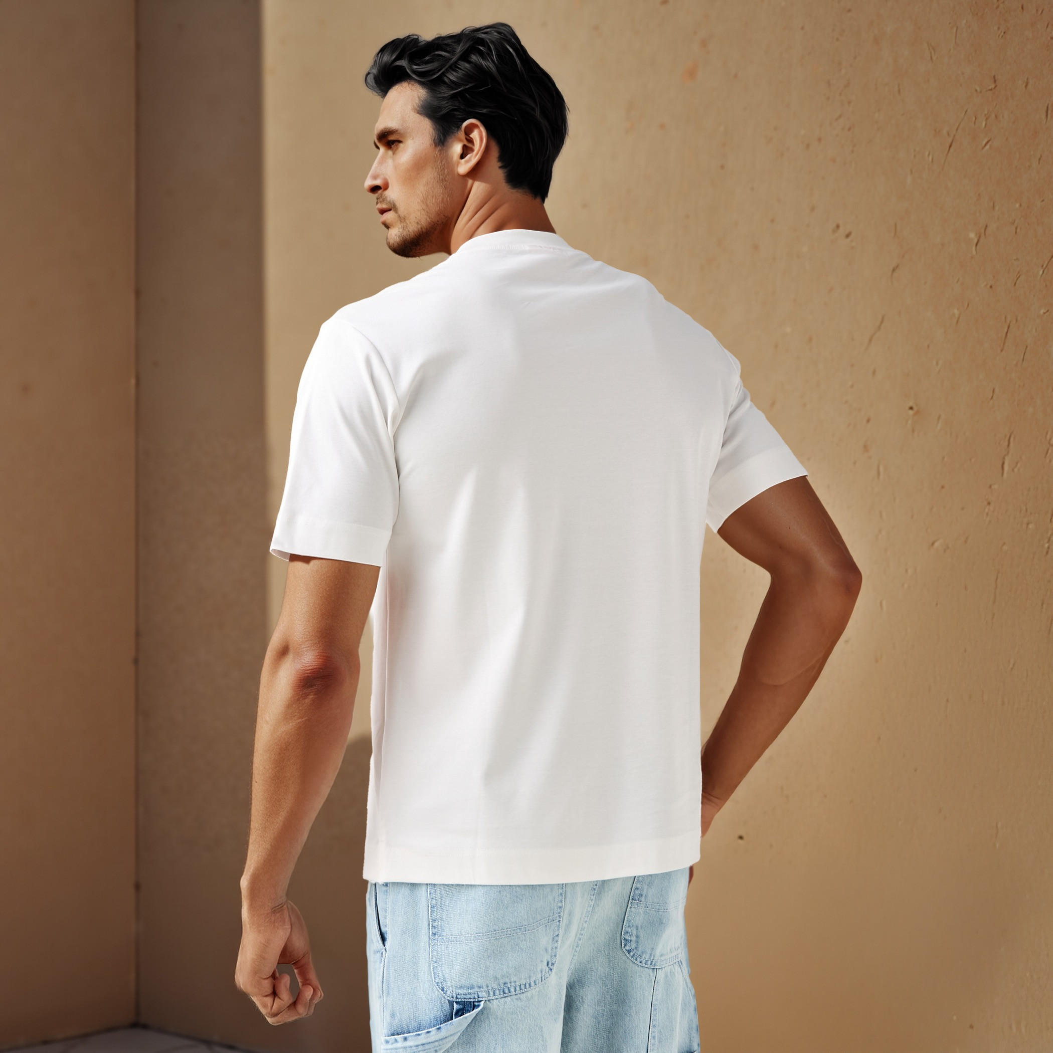 Emperor Applique Detail Crew Neck T-shirt-men-clothing-tshirtsandpolos-tshirts-image-3