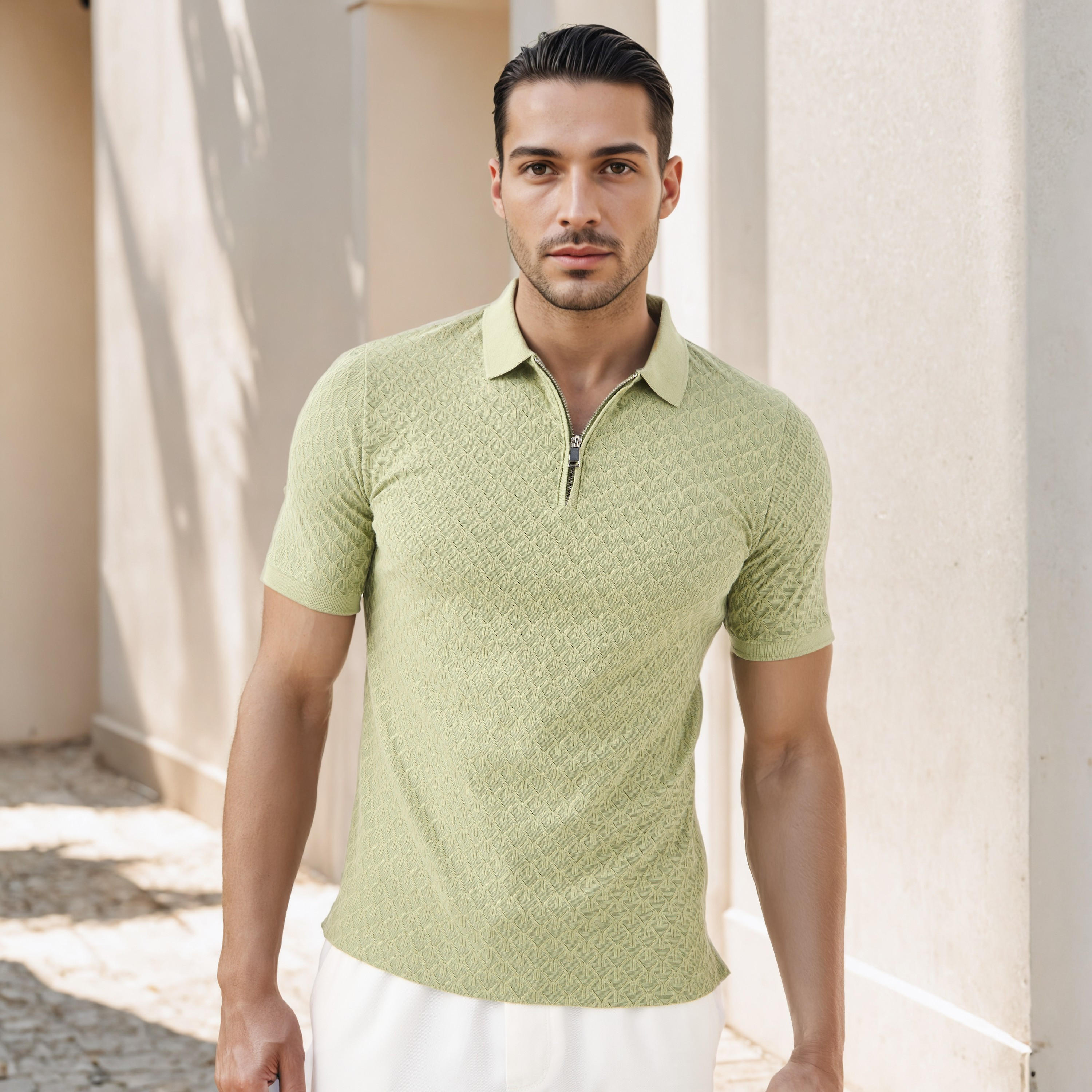 Textured Polo T-shirt-men-clothing-sweatersandpullovers-image-1