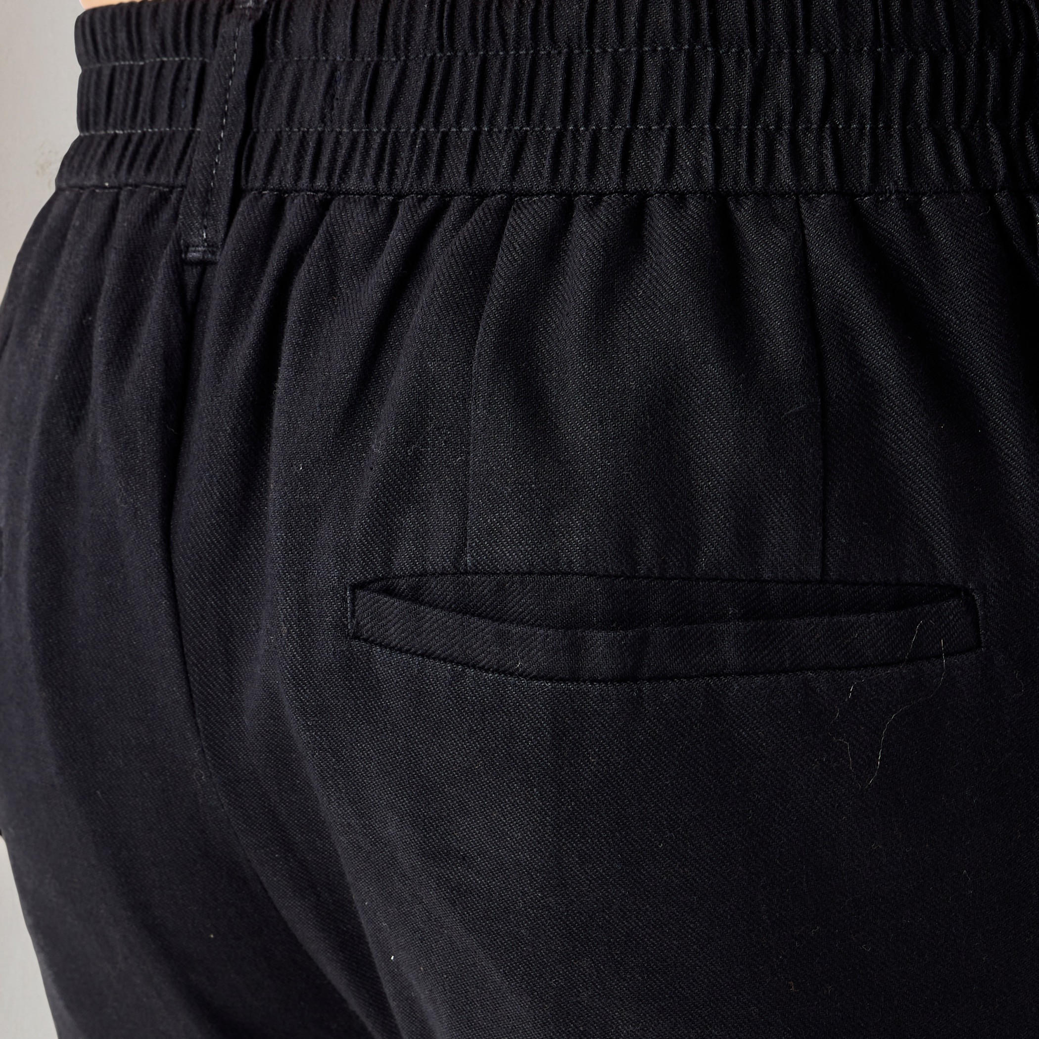 Relaxed Fit Pleated Linen Flexi Waist Trousers-men-clothing-bottoms-trousersandchinos-trousers-image-5