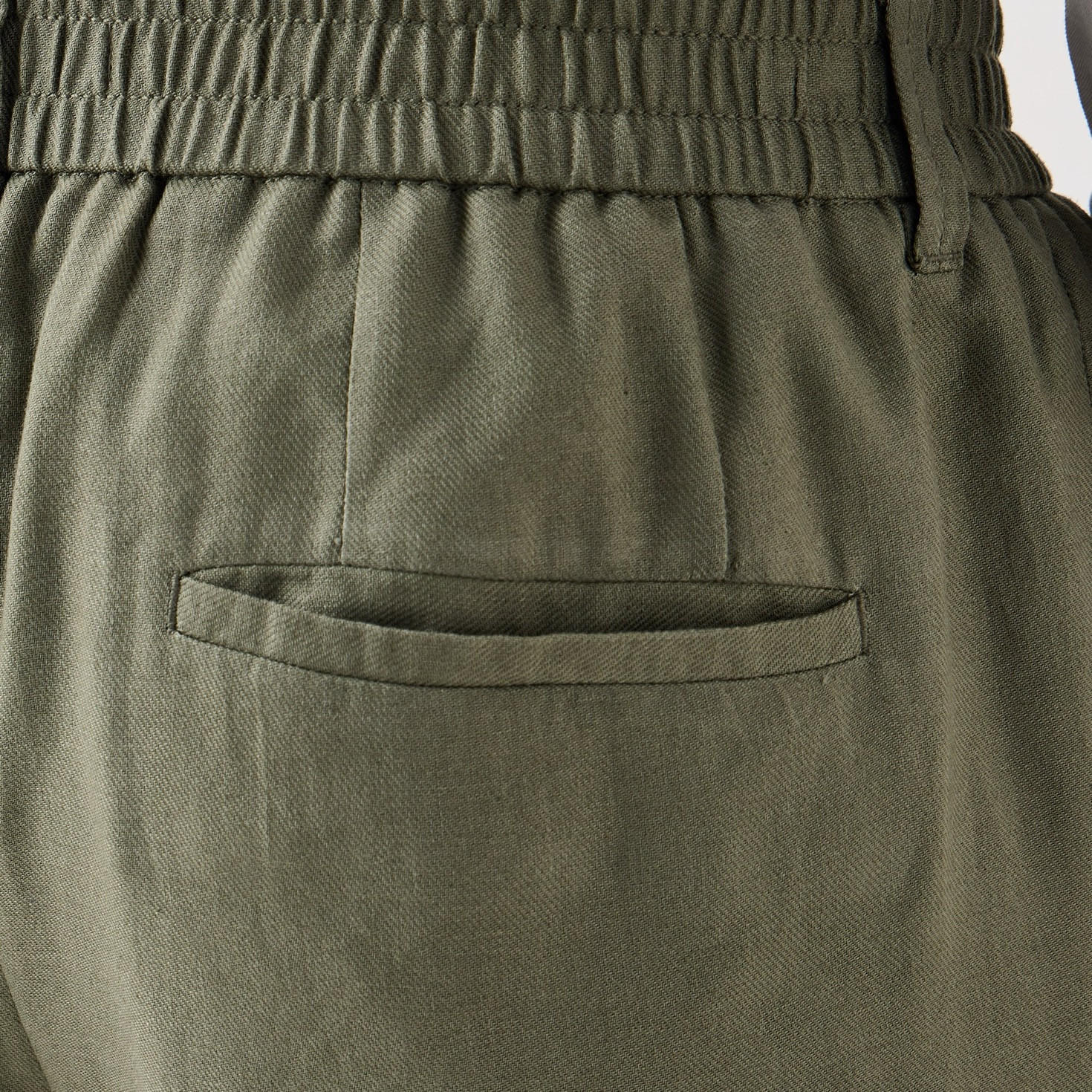 Relaxed Fit Pleated Linen Flexi Waist Trousers-men-clothing-bottoms-trousersandchinos-trousers-image-5