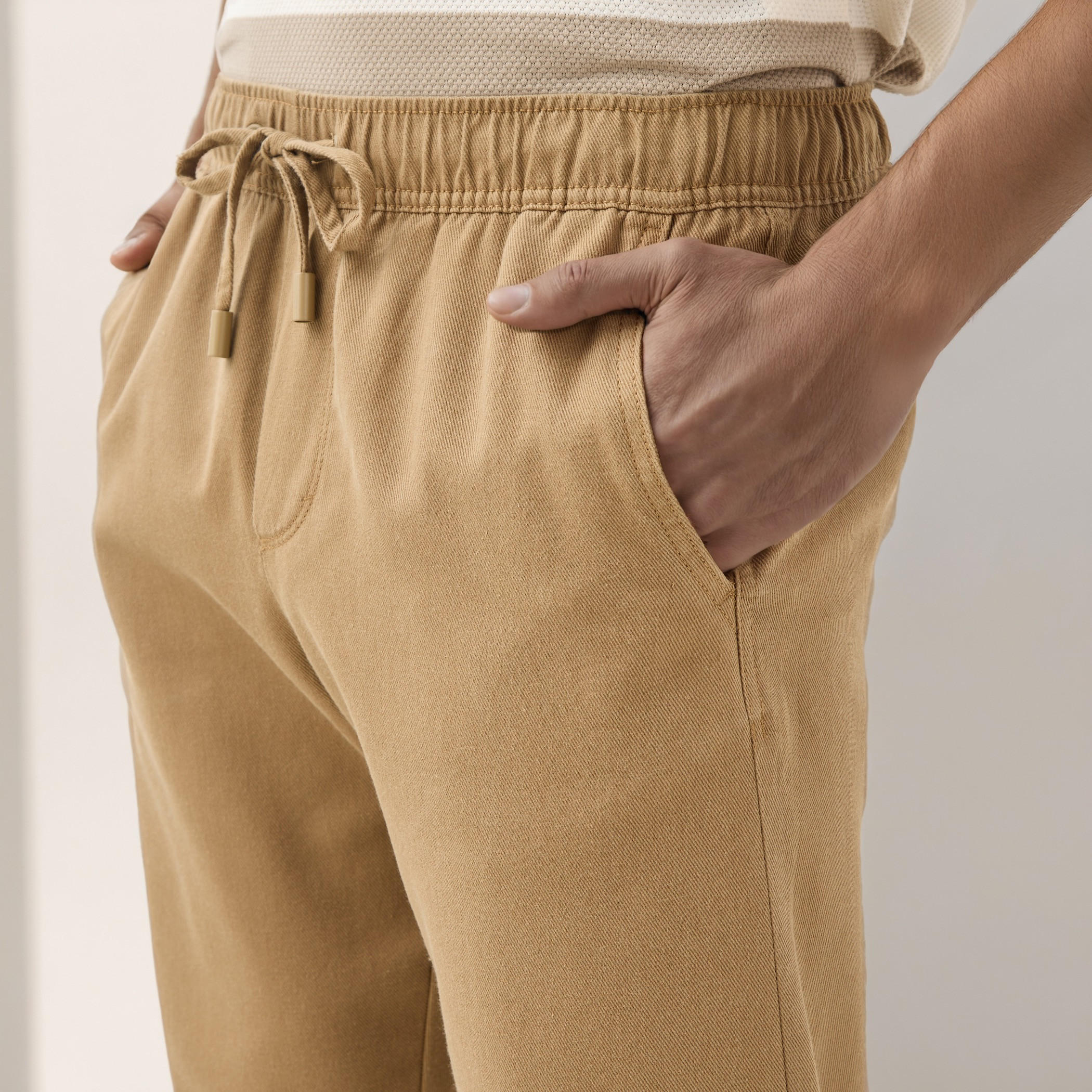 Regular Fit Flexi Waist Trousers-men-clothing-bottoms-trousersandchinos-trousers-image-4