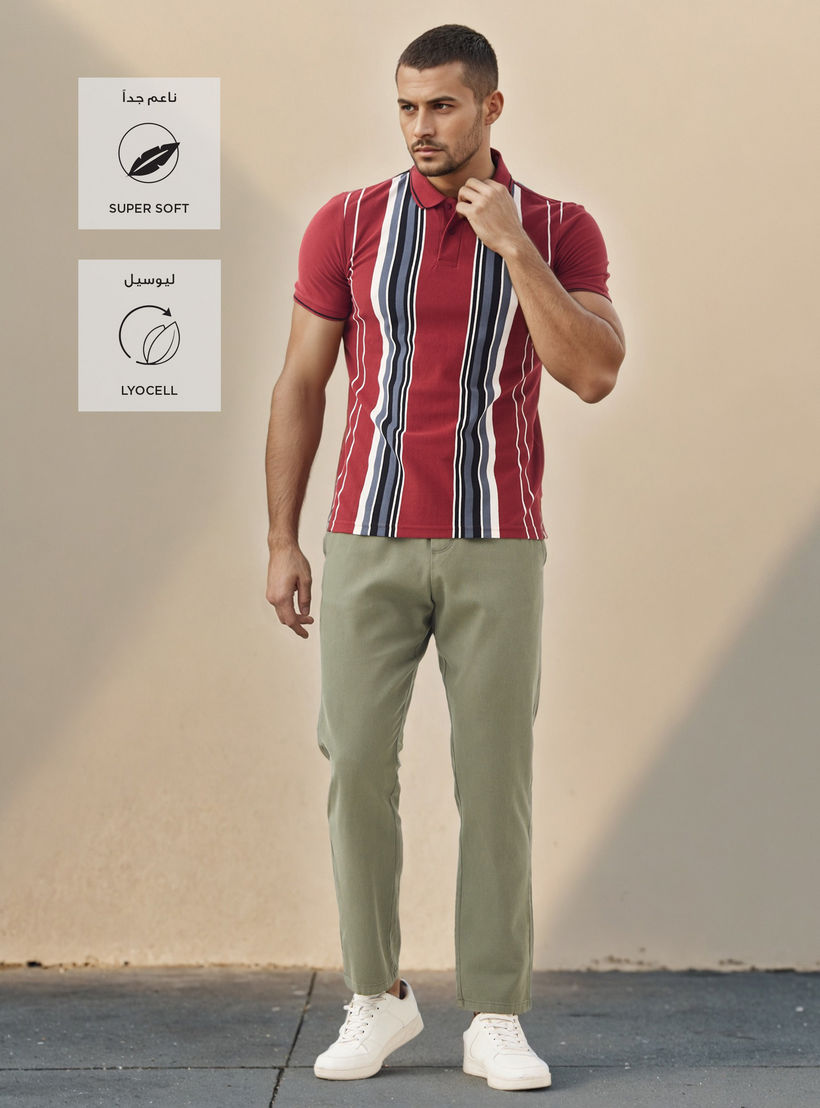 Regular Fit Flexi Waist Trousers-men-clothing-bottoms-trousersandchinos-trousers-image-2