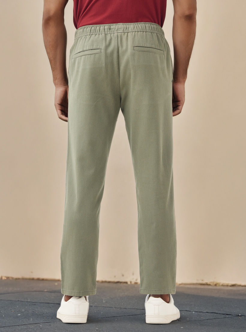 Regular Fit Flexi Waist Trousers-men-clothing-bottoms-trousersandchinos-trousers-image-3