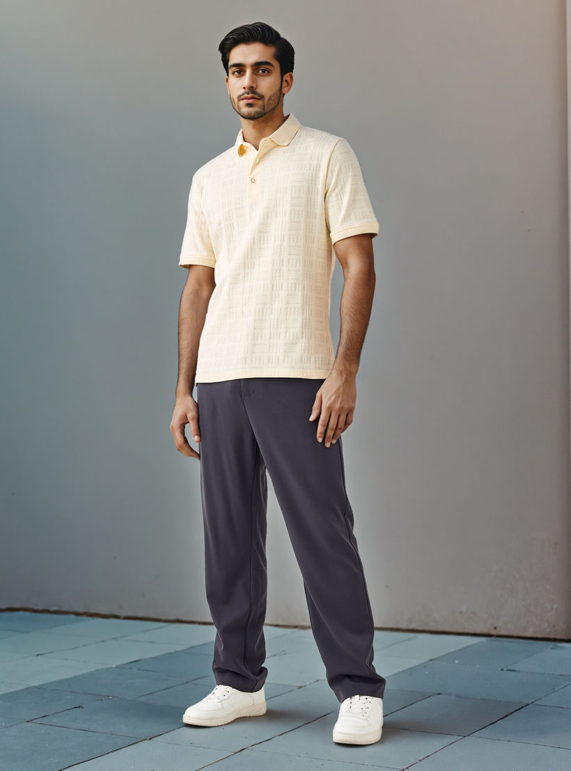 تيشيرت بولو جاكار بارز الملمس-men-clothing-tshirtsandpolos-polos-image-2