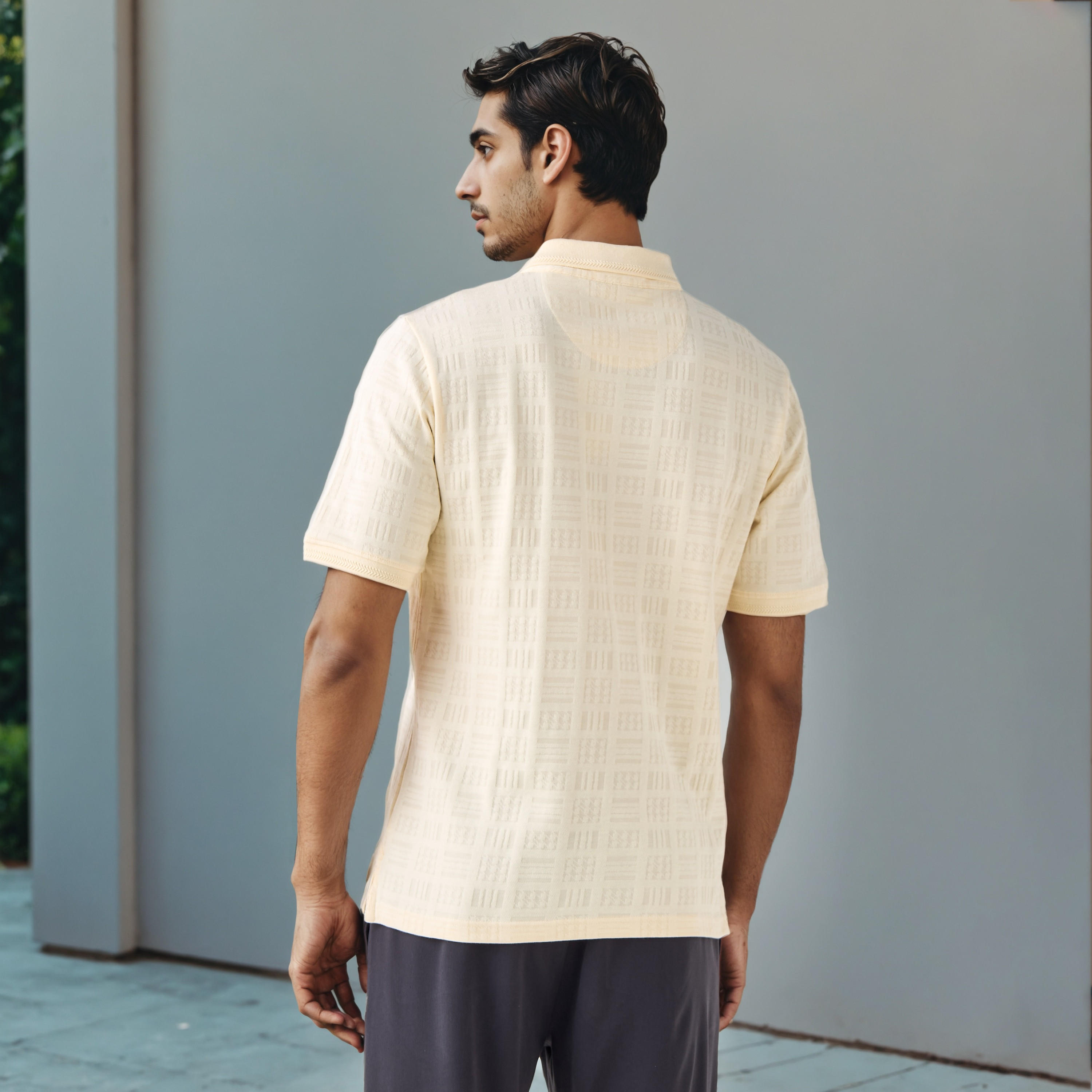 تيشيرت بولو جاكار بارز الملمس-men-clothing-tshirtsandpolos-polos-image-3