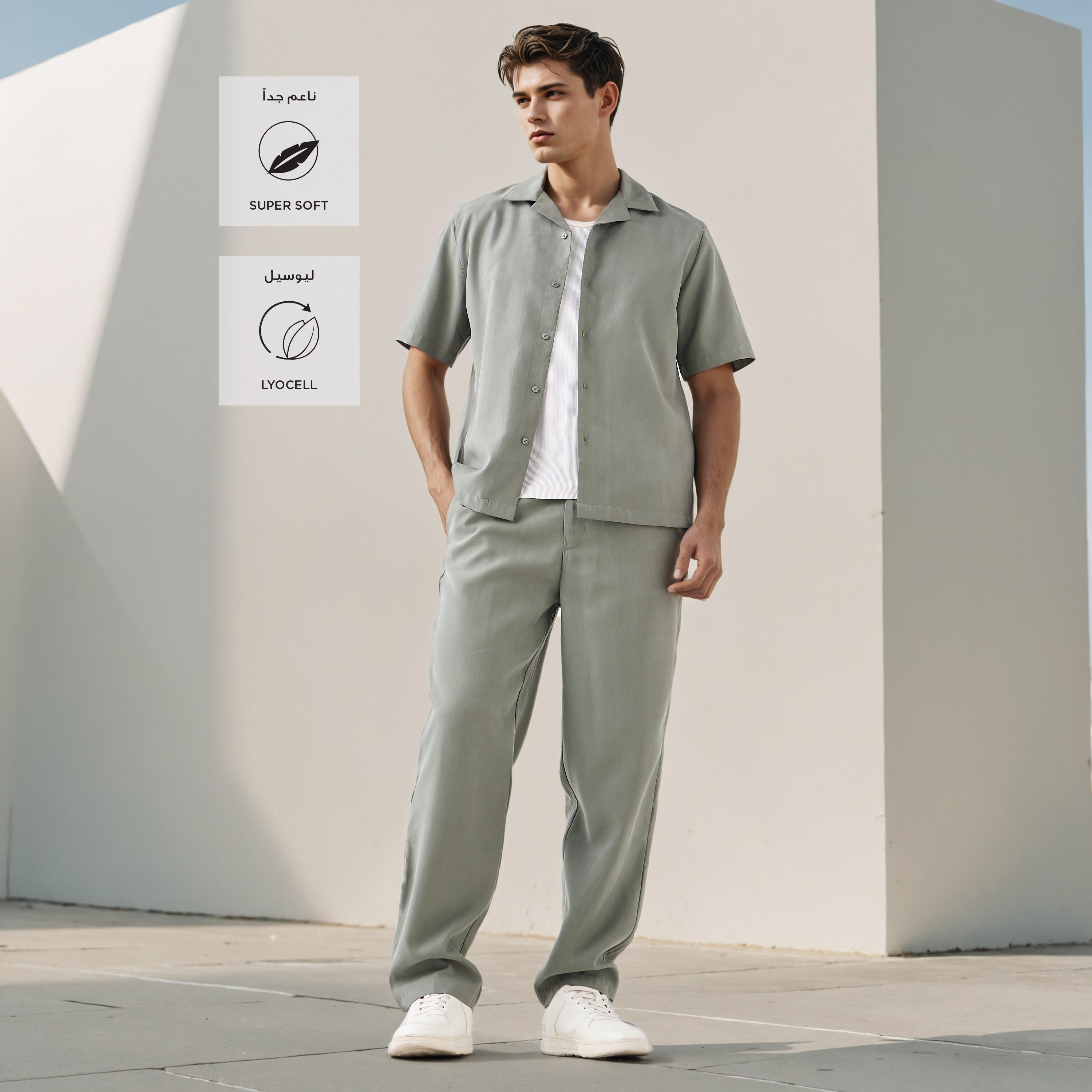Regular Fit Resort Collar Shirt-men-clothing-shirts-image-2