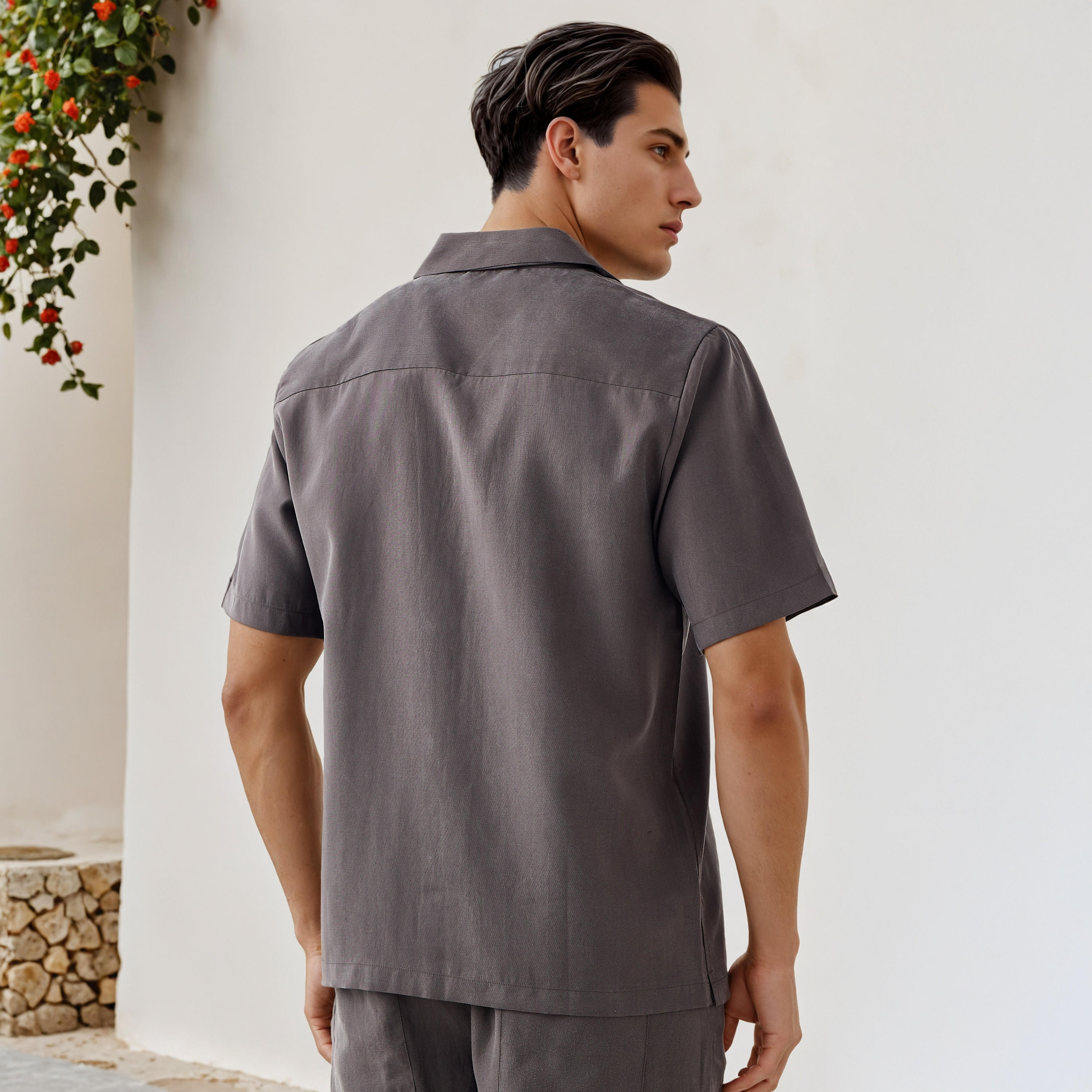 Regular Fit Resort Collar Shirt-men-clothing-shirts-image-3