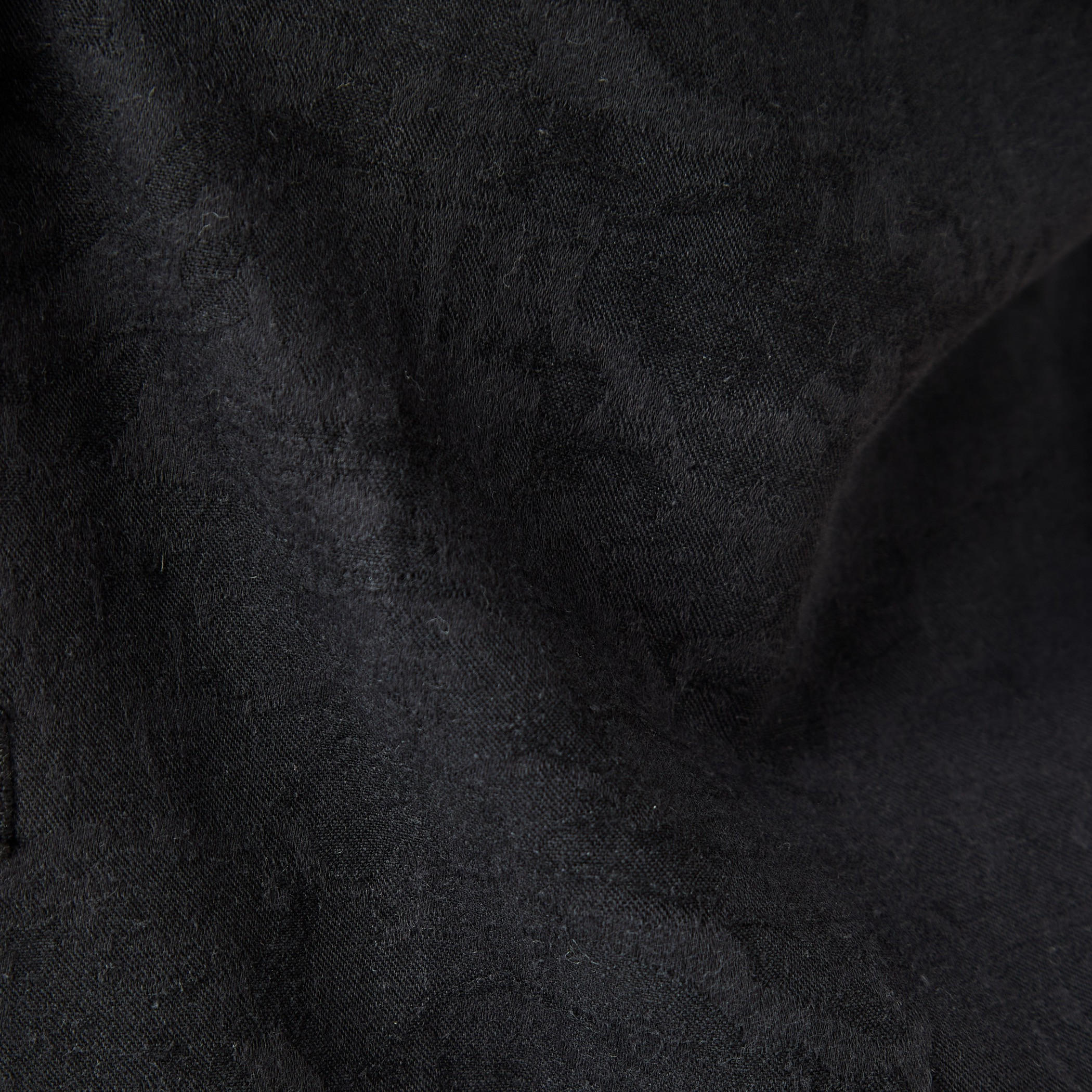 Regular Fit Textured Camp Collar Linen Blend Shirt-men-clothing-shirts-image-5