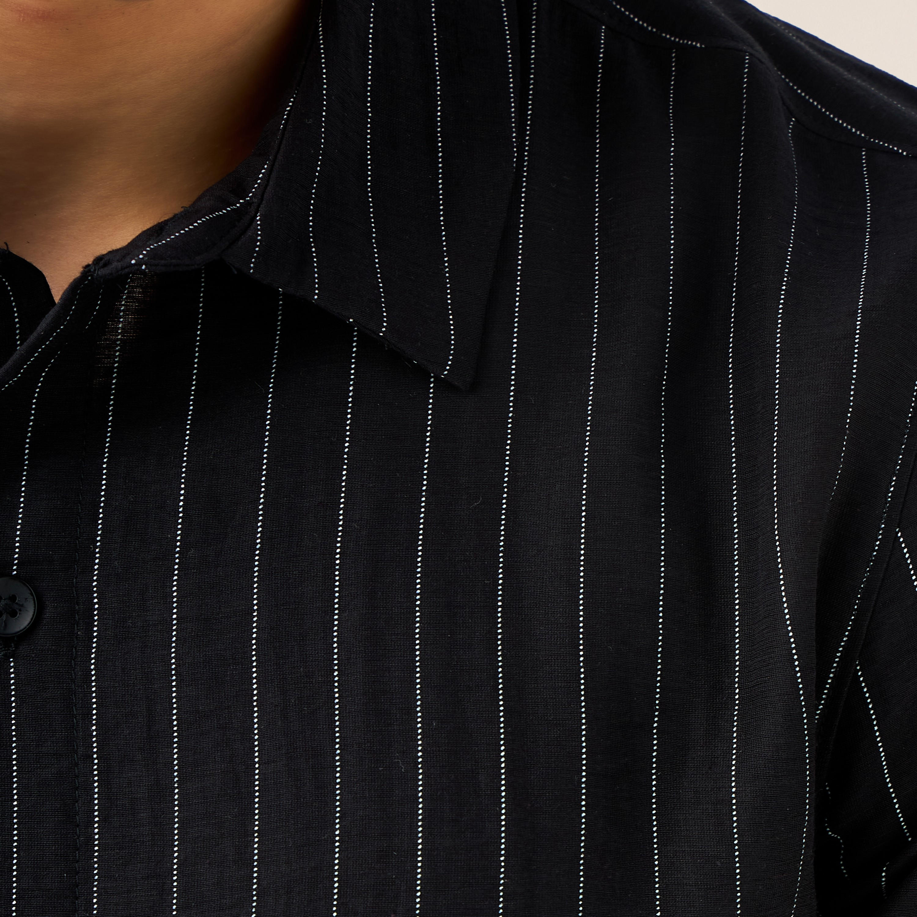 Striped Relaxed Fit Linen Blend Shirt-men-clothing-shirts-image-5