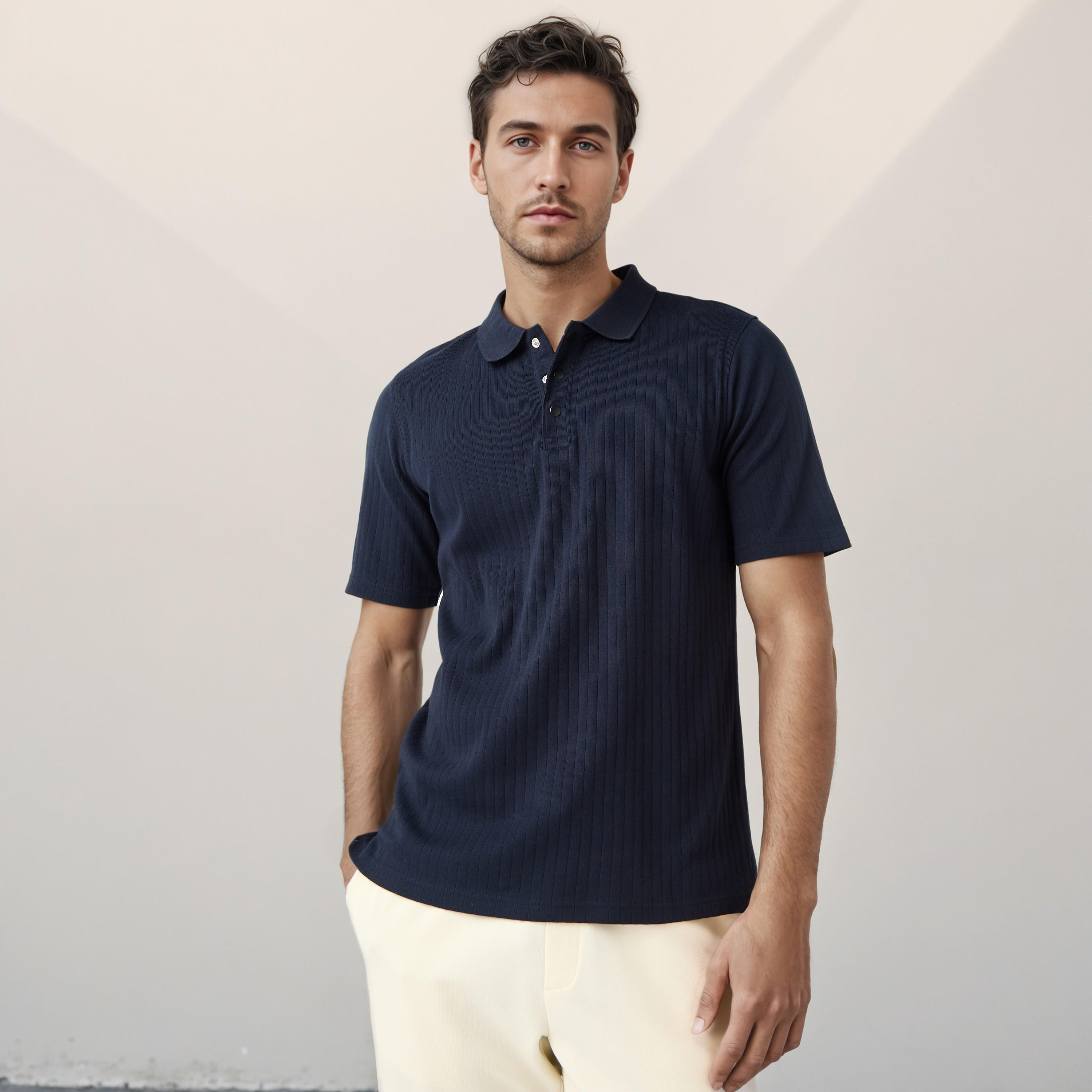 Striped Polo T-shirt-men-clothing-tshirtsandpolos-polos-image-1