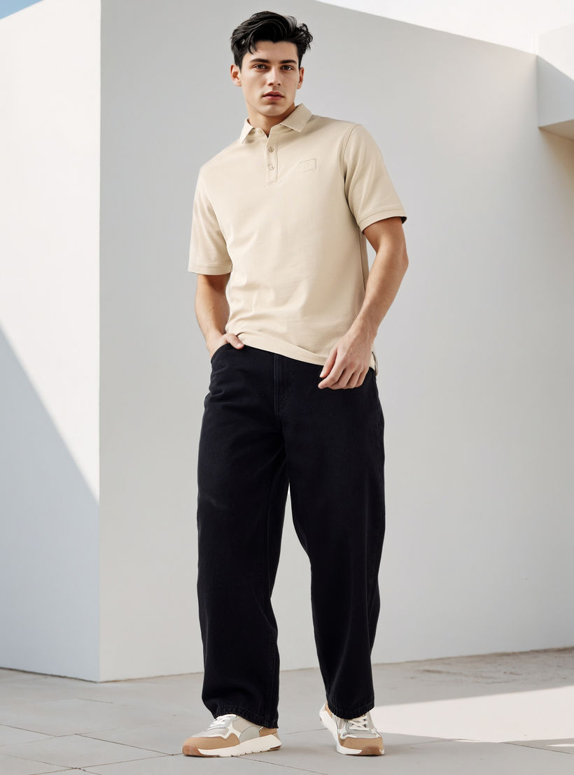 Textured Polo T-shirt-men-clothing-tshirtsandpolos-polos-image-2