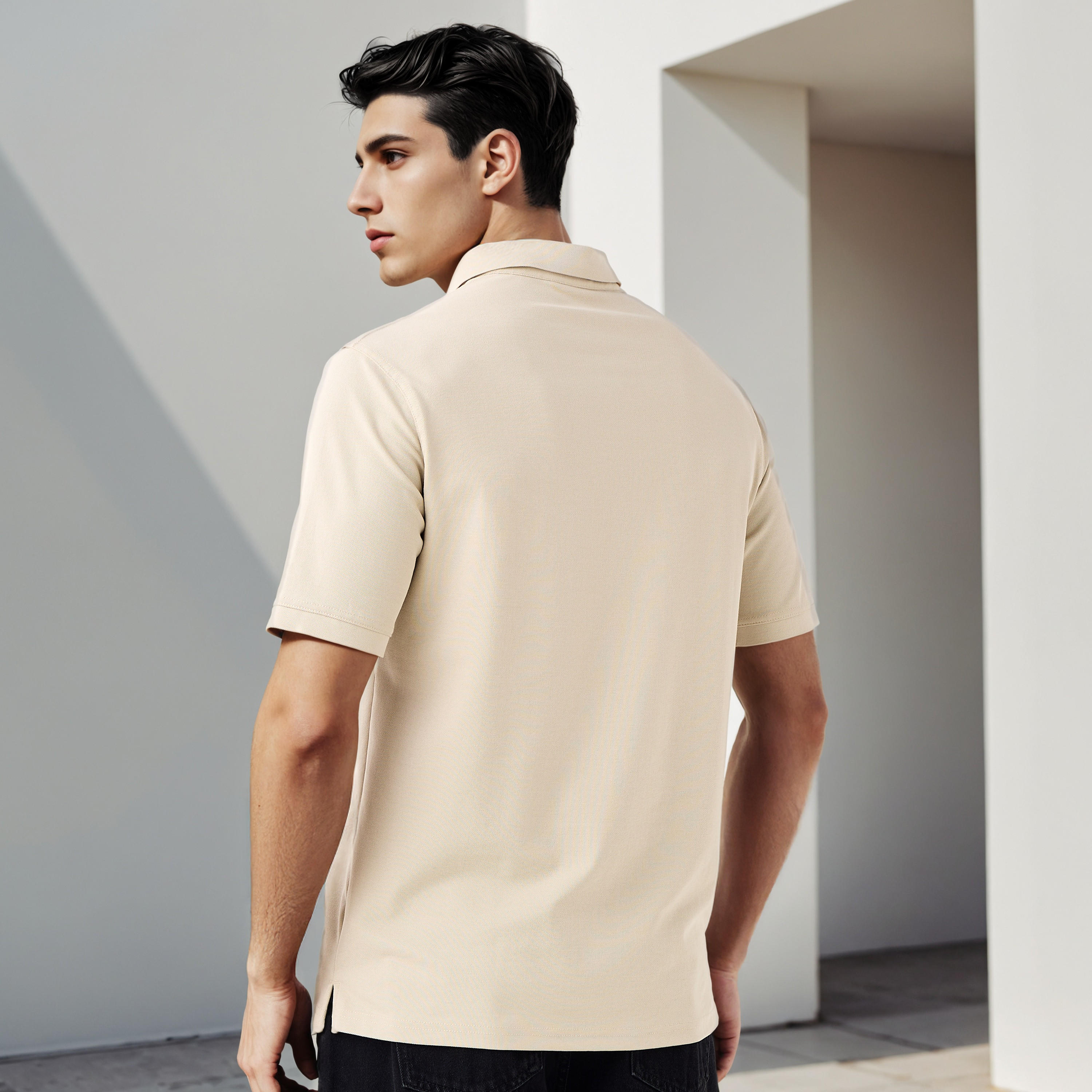 Textured Polo T-shirt-men-clothing-tshirtsandpolos-polos-image-3