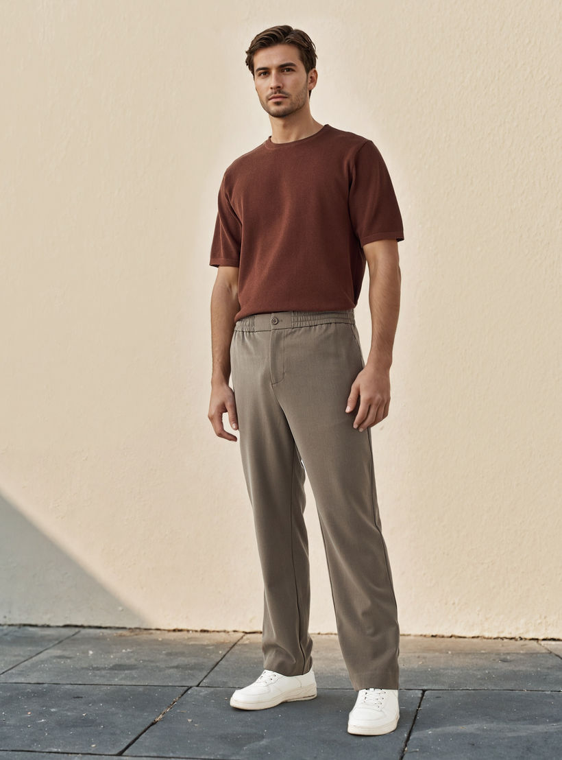 Regular Fit Textured T-shirt-men-clothing-tshirtsandpolos-tshirts-image-2