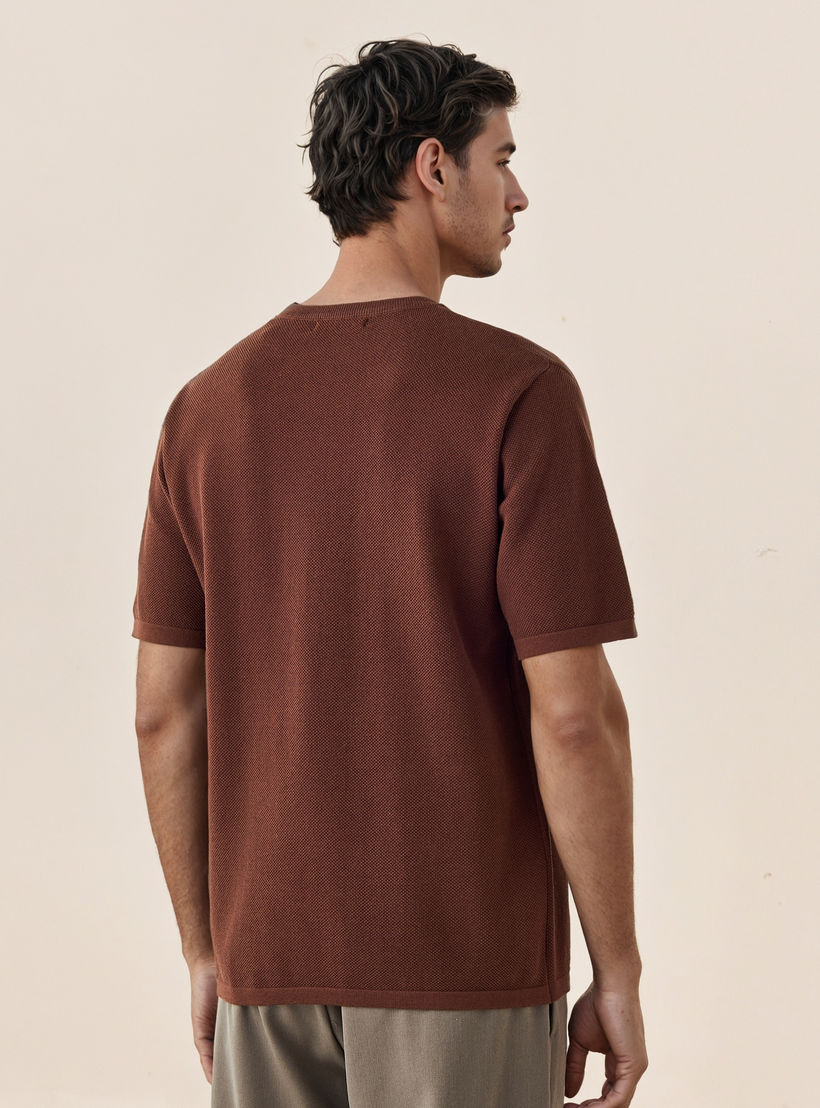 Regular Fit Textured T-shirt-men-clothing-tshirtsandpolos-tshirts-image-3