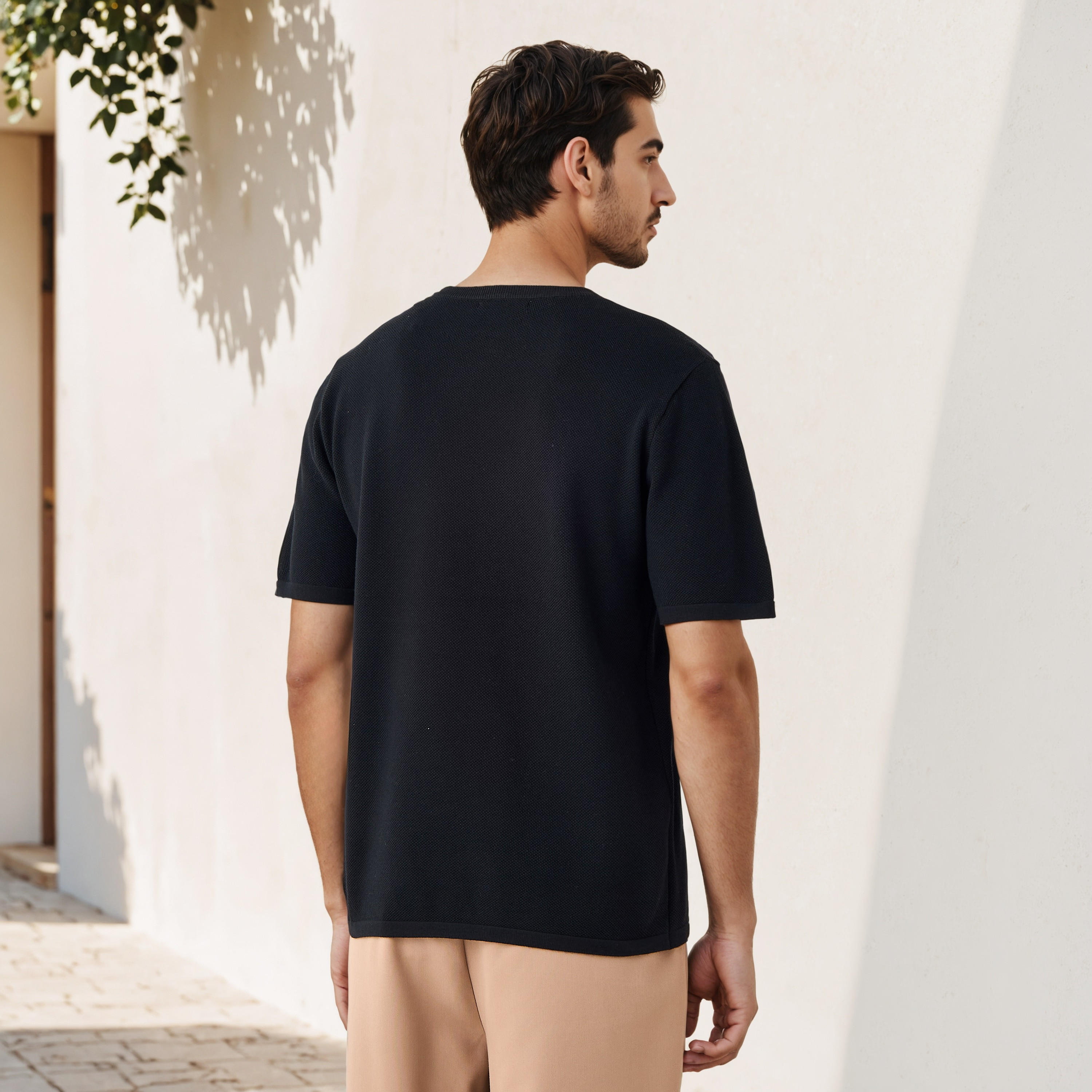 Regular Fit Textured T-shirt-men-clothing-tshirtsandpolos-tshirts-image-3