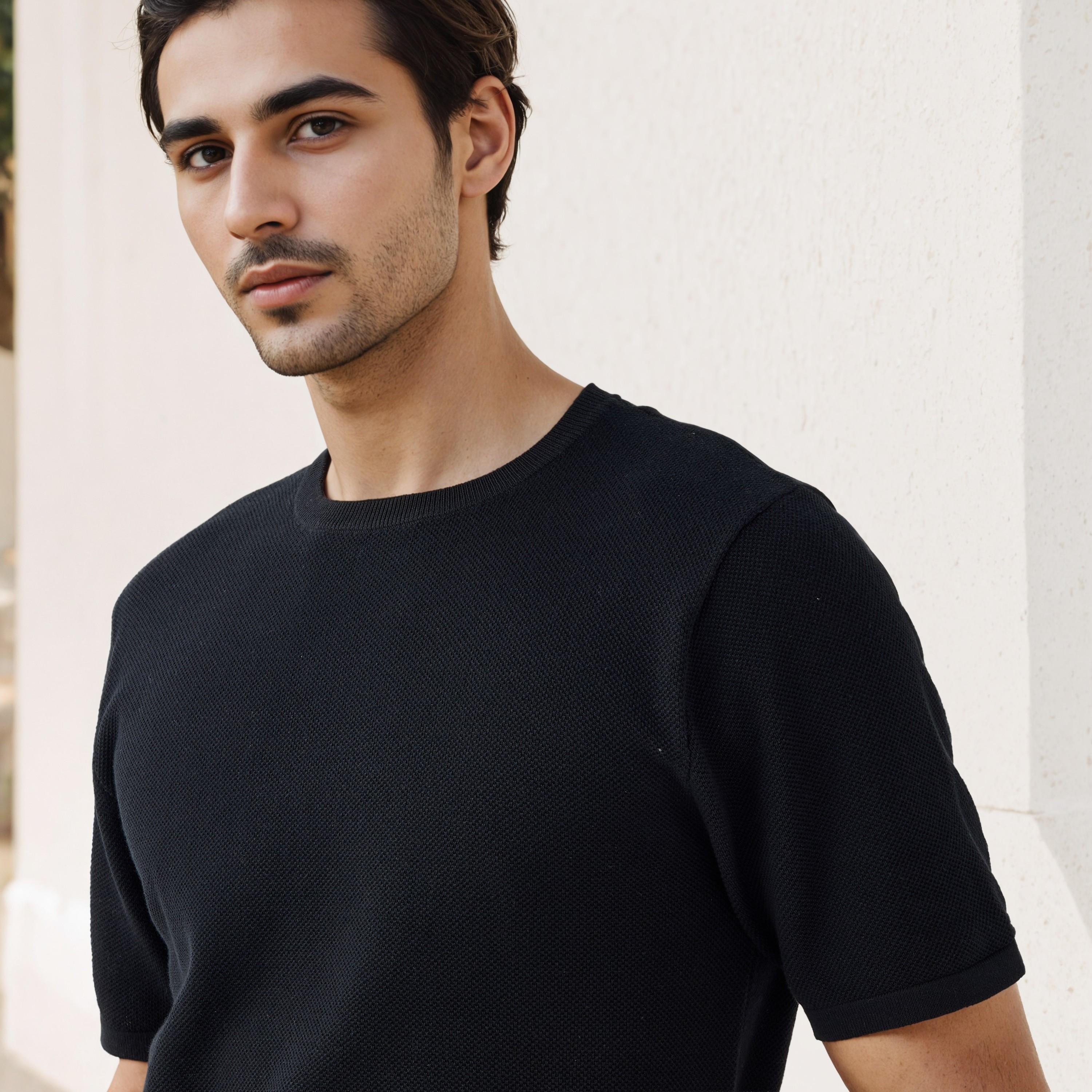 Regular Fit Textured T-shirt-men-clothing-tshirtsandpolos-tshirts-image-4