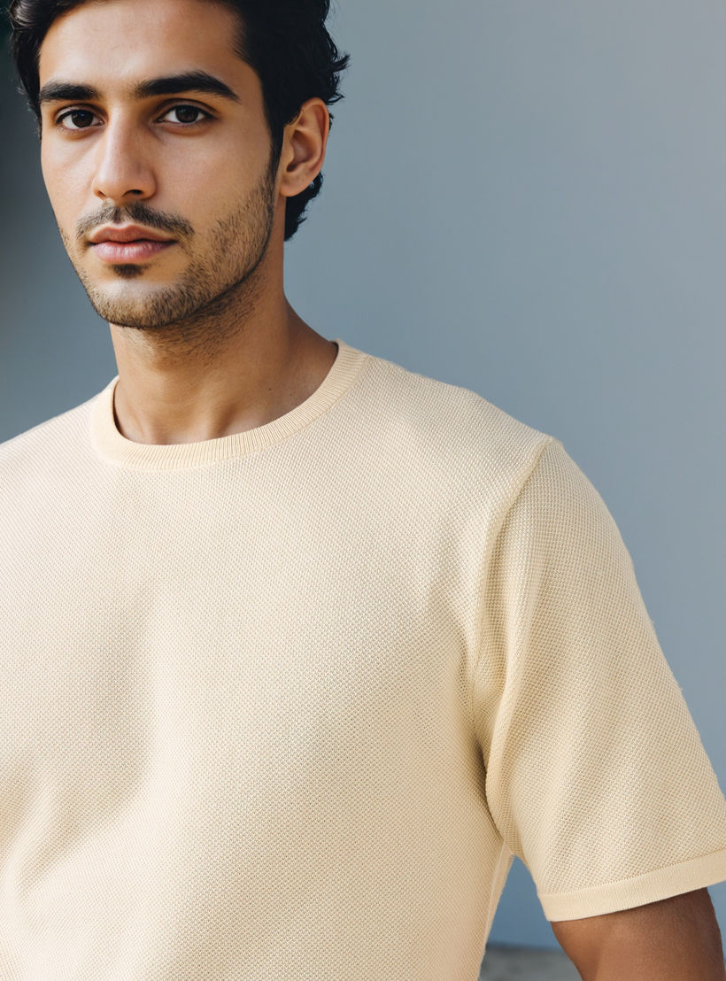 Regular Fit Textured T-shirt-men-clothing-tshirtsandpolos-tshirts-image-4