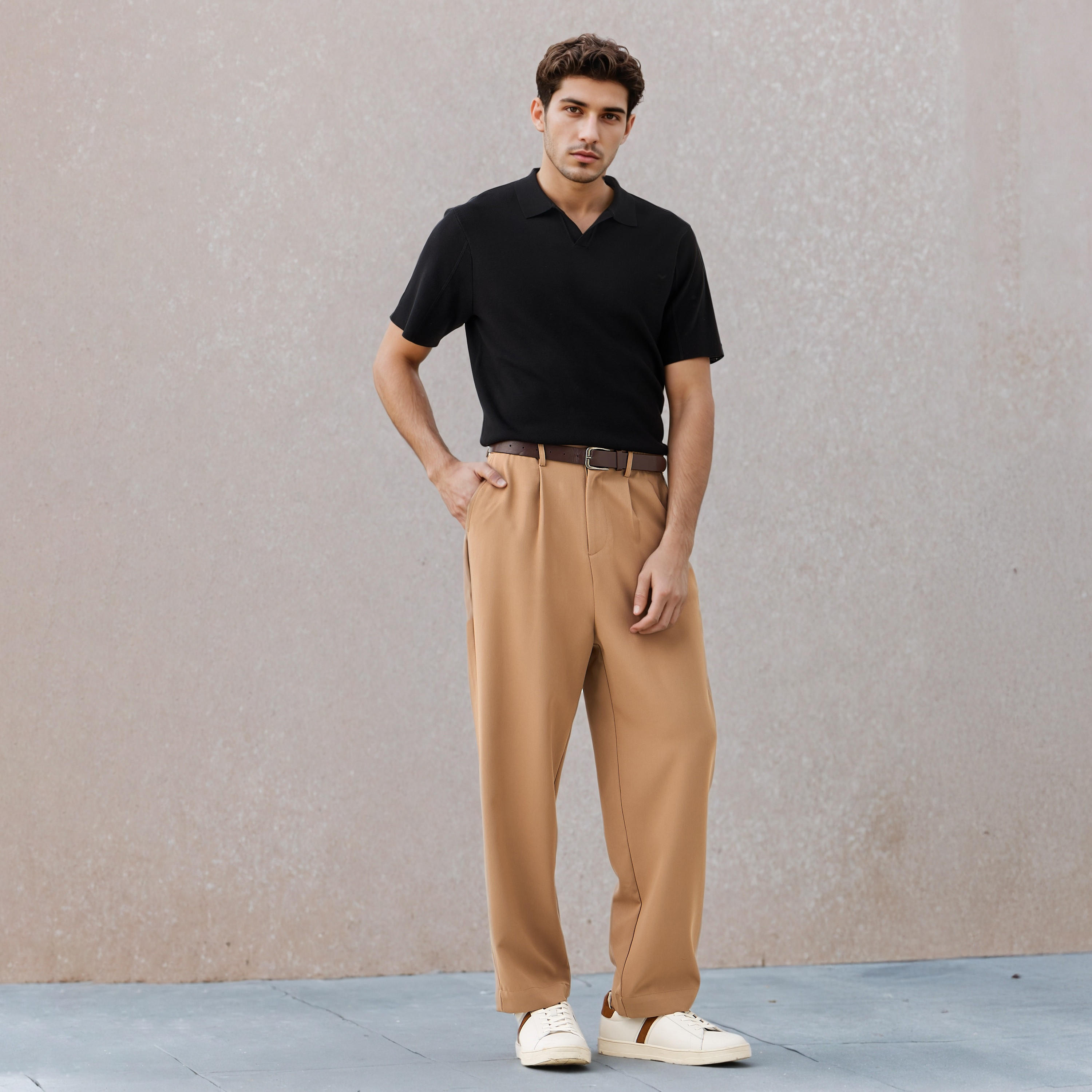 تيشيرت بولو بقصة عادية-men-clothing-sweatersandpullovers-image-2