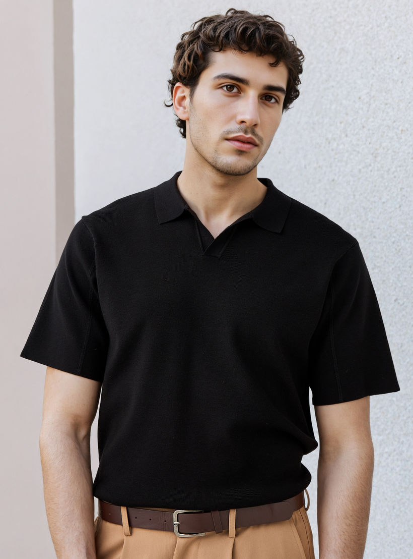 تيشيرت بولو بقصة عادية-men-clothing-sweatersandpullovers-image-4