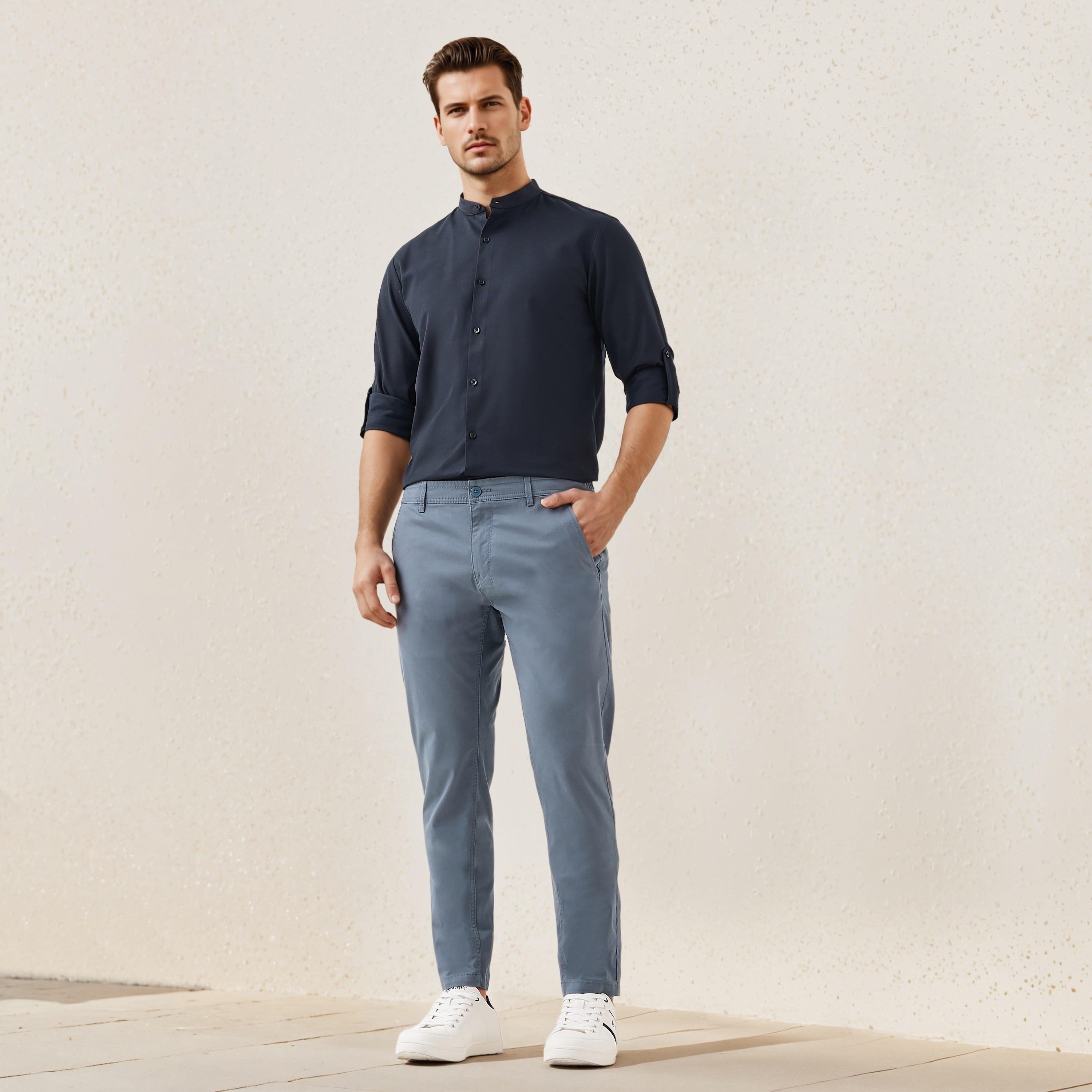 Slim Fit Chino Pants with Pockets-men-clothing-bottoms-trousersandchinos-chinos-image-2