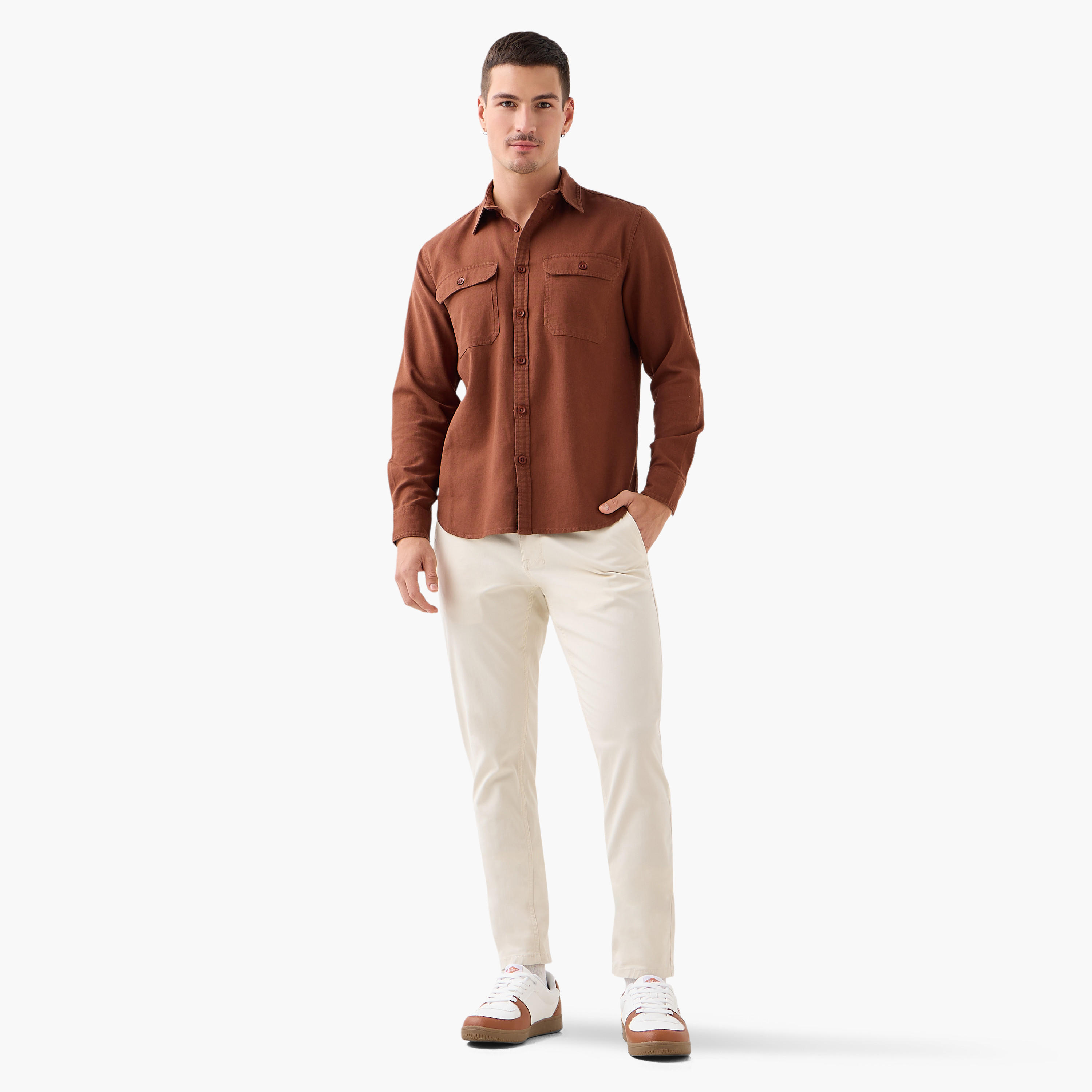 بنطلون شينو بقصة سليم وجيوب-men-clothing-bottoms-trousersandchinos-chinos-image-4