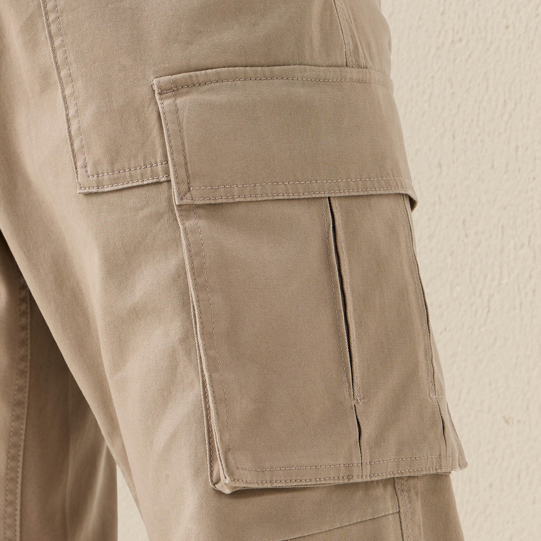 Regular Fit Twill Cargo Pants-men-clothing-bottoms-trousersandchinos-trousers-image-4