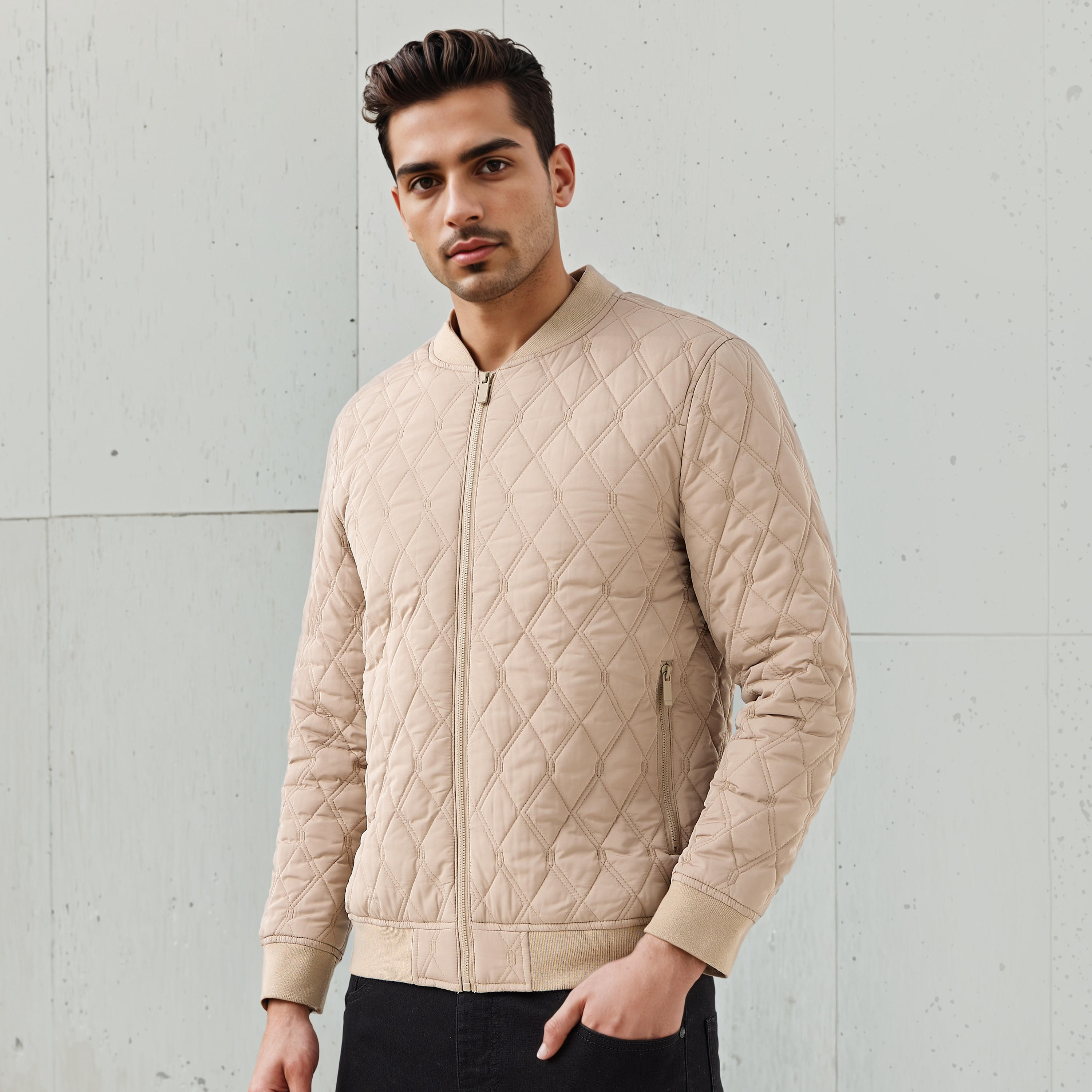 جاكيت بومبر مبطن رجالي بقصة عادية-men-clothing-jacketsandblazers-jackets-image-5