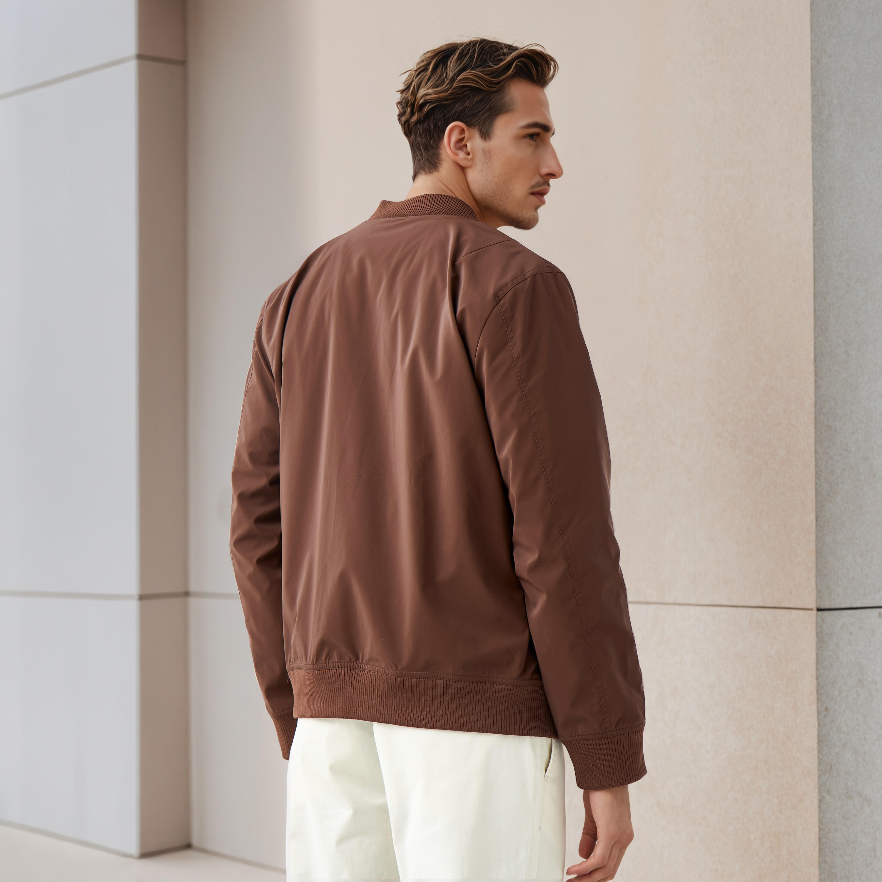 Men Regular Fit Bomber Jacket-men-clothing-jacketsandblazers-jackets-image-3