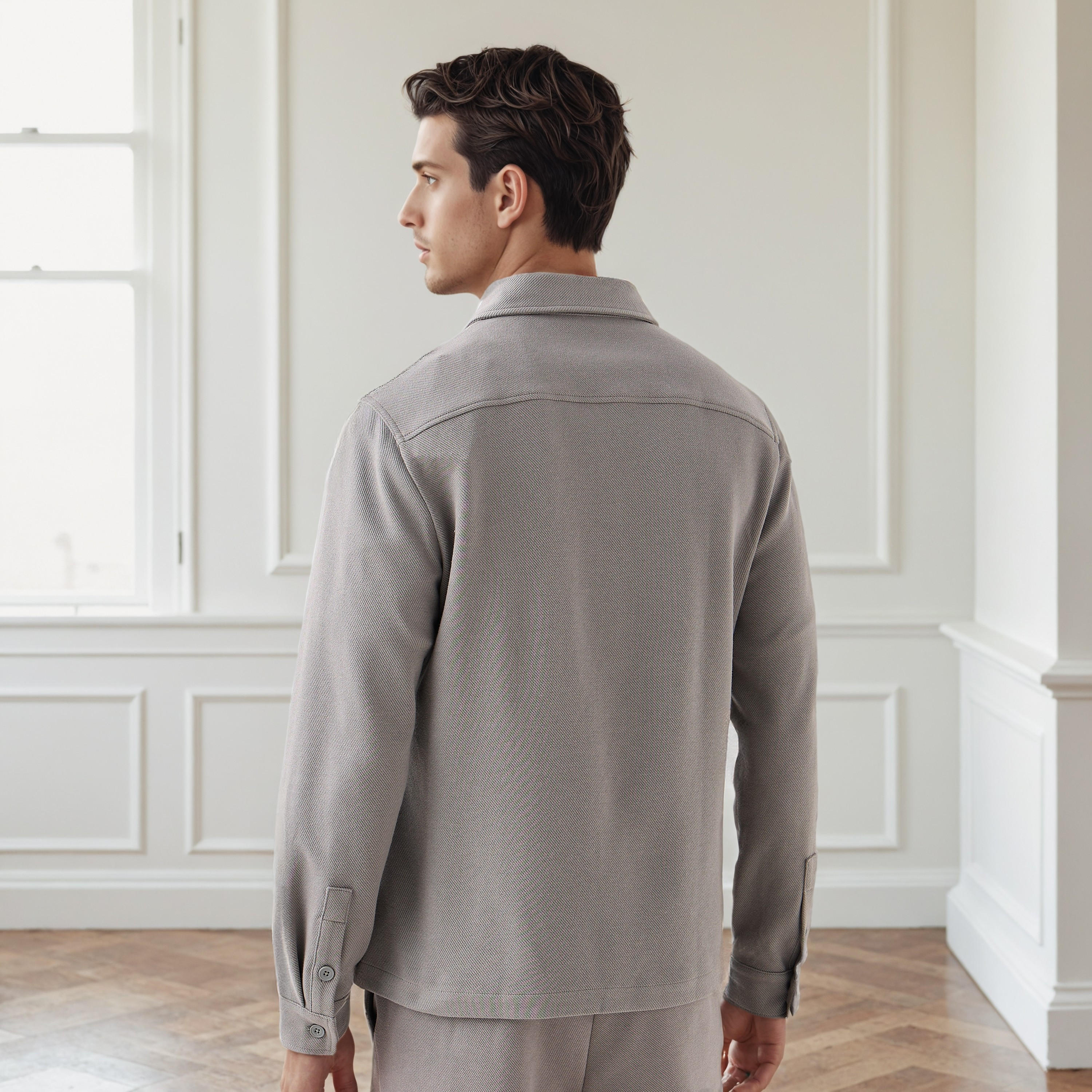 Men's Regular Fit Collared Pocket Shacket-men-clothing-jacketsandblazers-jackets-image-3