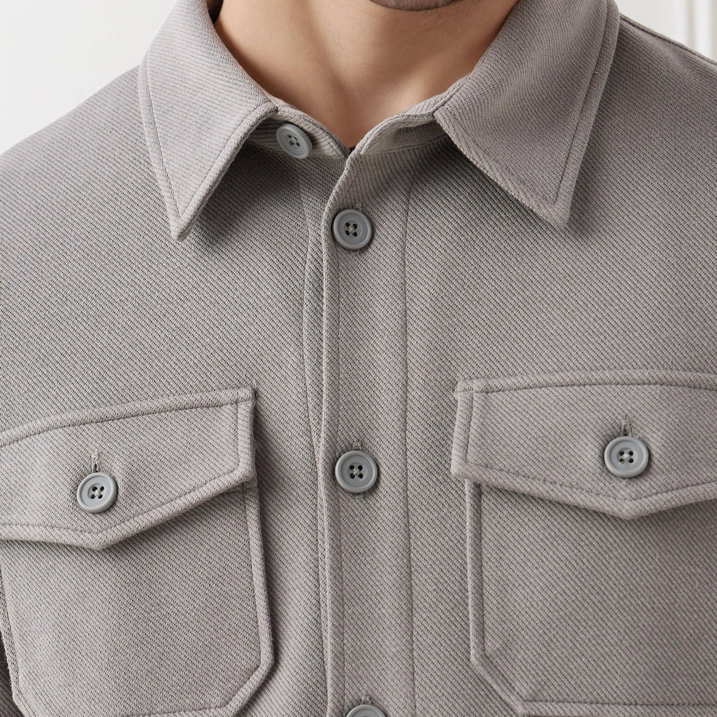 Men's Regular Fit Collared Pocket Shacket-men-clothing-jacketsandblazers-jackets-image-6