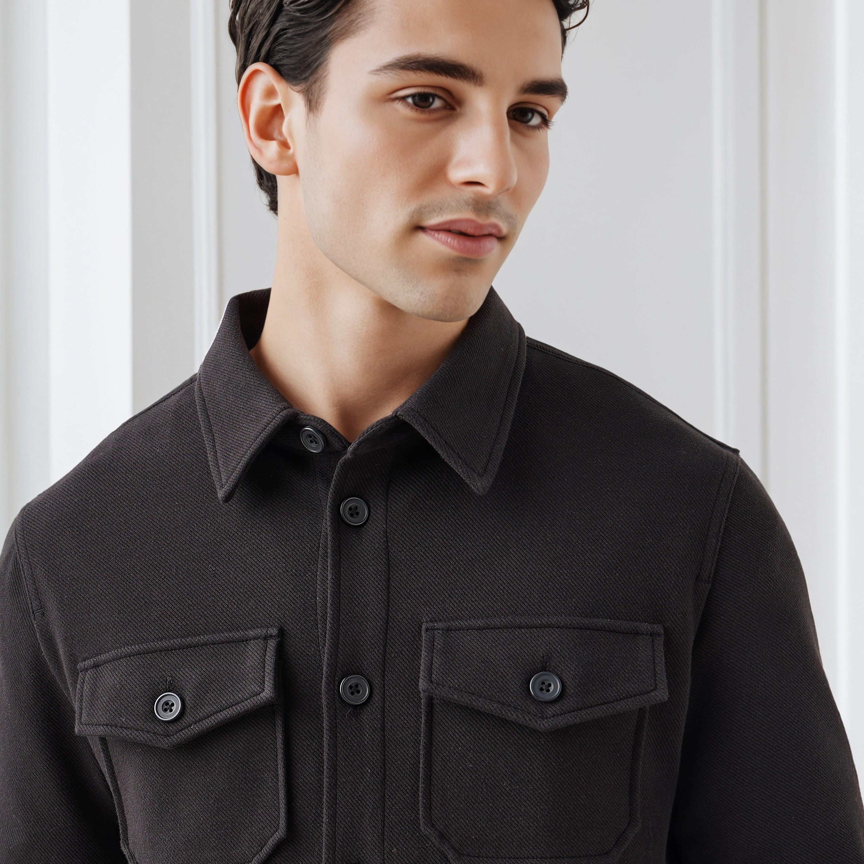 شاكيت رجالي بقصة عادية وجيب وياقة-men-clothing-jacketsandblazers-jackets-image-4